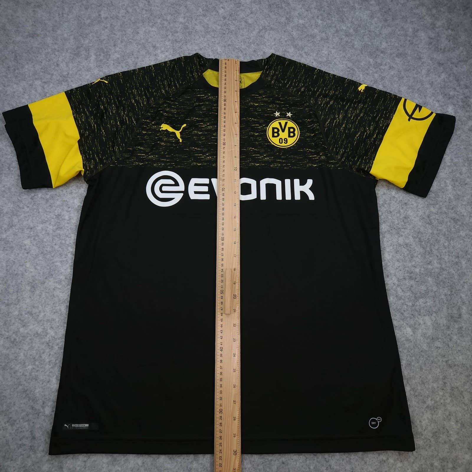 Borussia Dortmund Shirt Mens 2XL Away Black Yellow 2018 2019 Puma Jersey photo 13