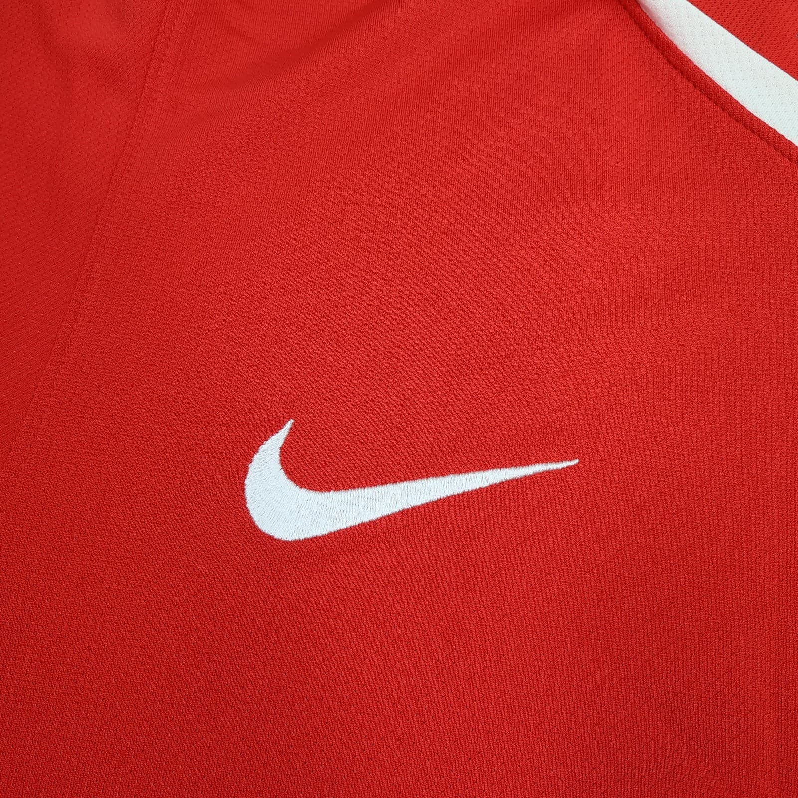 Manchester United Shirt Mens Medium Red Home EPL 2010 2011 Nike AON JS Park 13 photo 9
