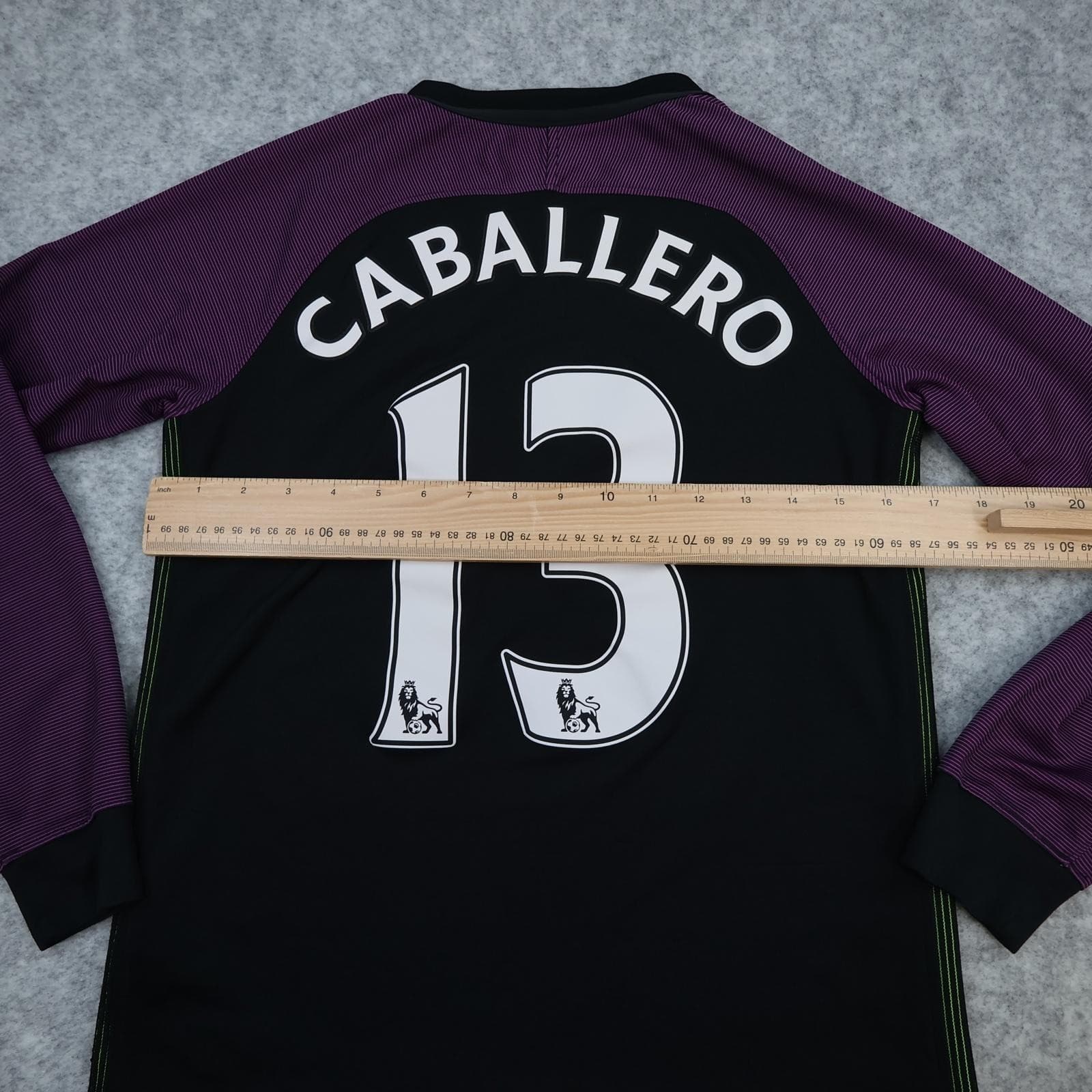 Manchester City Shirt Youth 12-13 Years Black Away Football Nike Caballero 13 photo 14