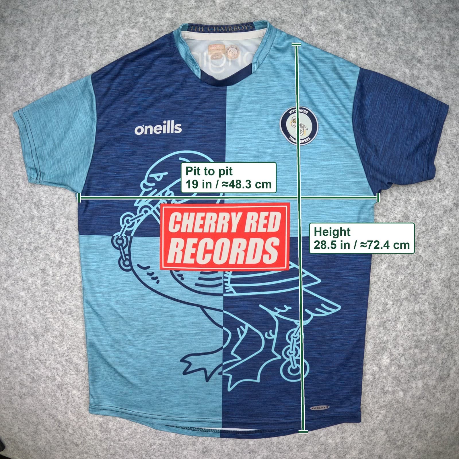 Wycombe Wanderers Football Shirt Adult Medium Blue Home O Neills 2019 2020 photo 2