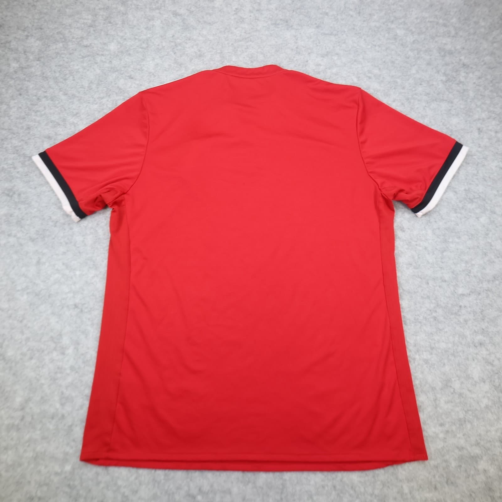 Manchester United Shirt Large Red Home Kit 2017 2018 Adidas Soccer Jersey photo 2