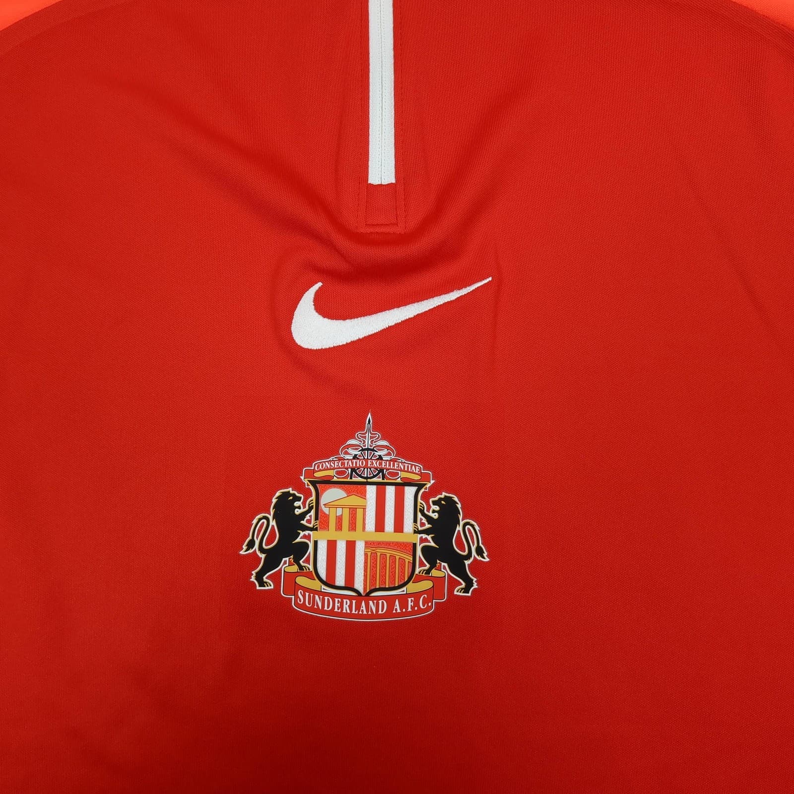 Sunderland Training Drill Top Mens XL Red EFL 2022 2023 Nike Dri-FIT 1/4 Zip photo 3