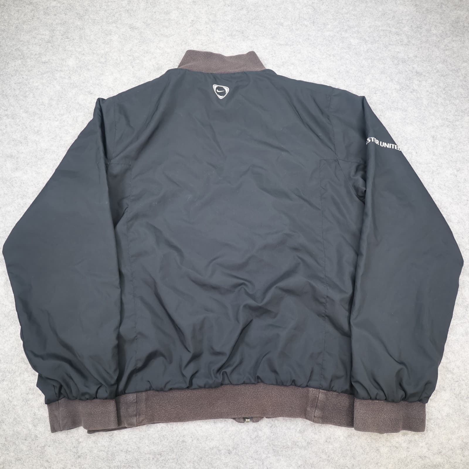 Manchester United Tracksuit Medium Black Training Jacket Top Nike 2009 2010 photo 2