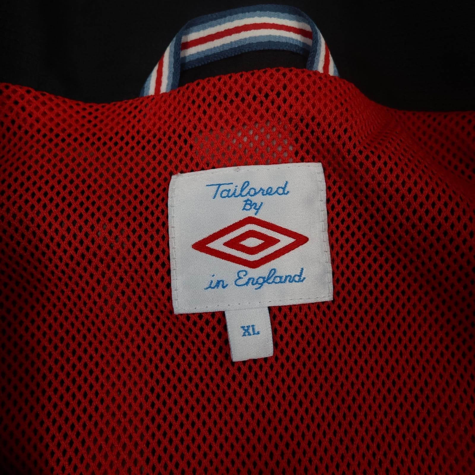 England Jacket Mens XL Black 2010 2011 Football Umbro Nationwide Training photo 6