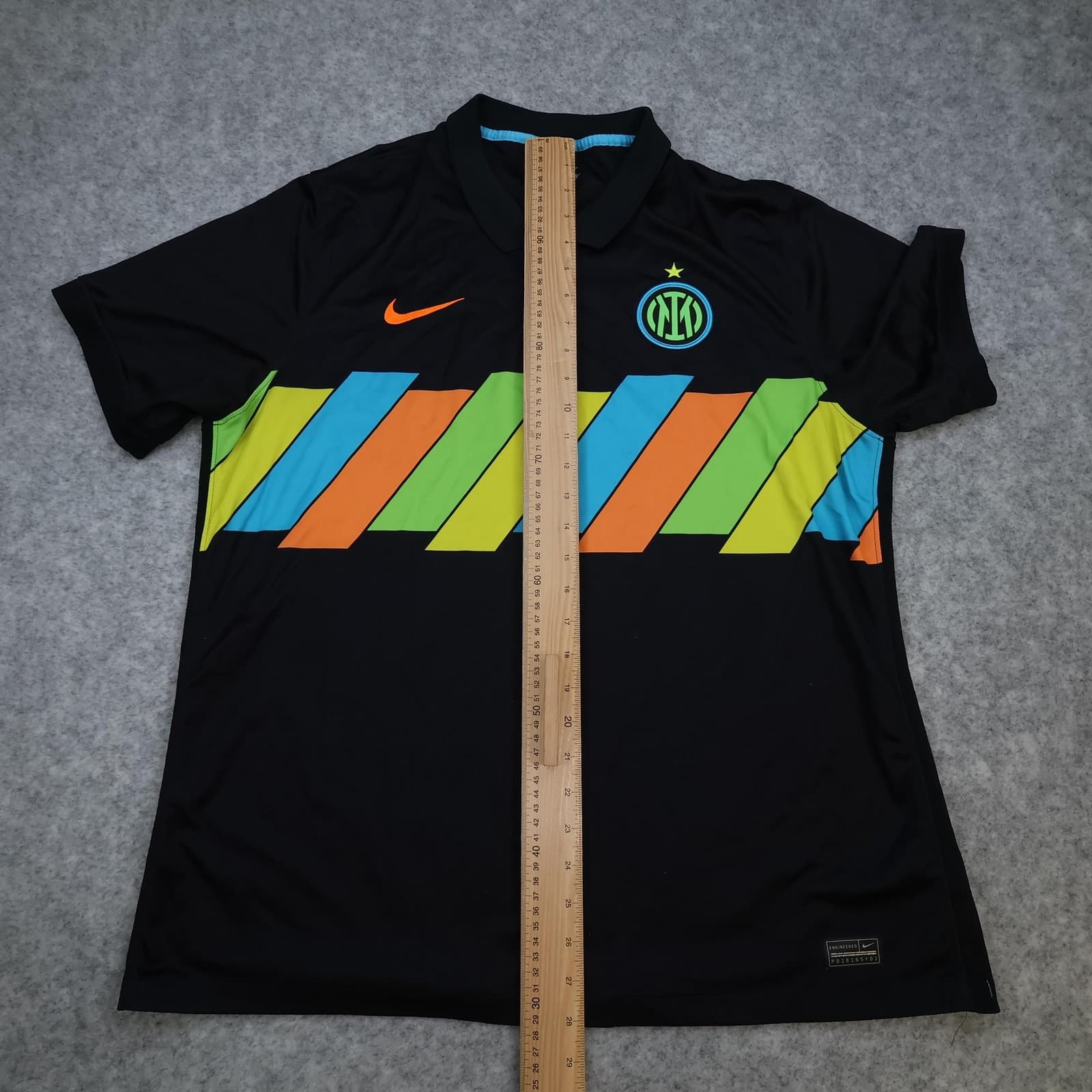 Inter Milan Shirt Mens XL Black Third Kit 2021 2022 Football Nike Dri Fit Jersey photo 12
