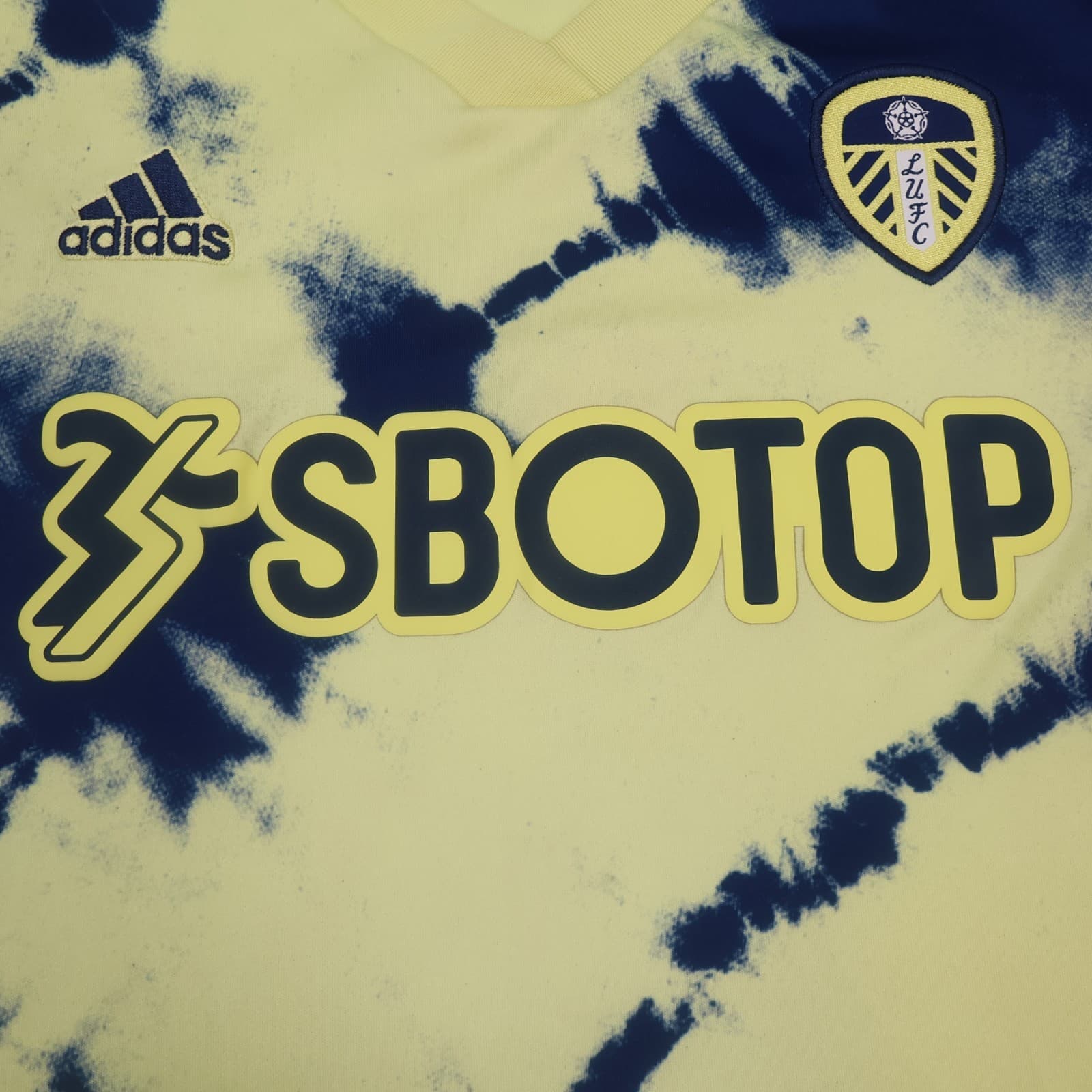 Leeds United Shirt Large Womens Yellow Away Kit 2022 2023 Adidas Jersey 16 18 photo 7