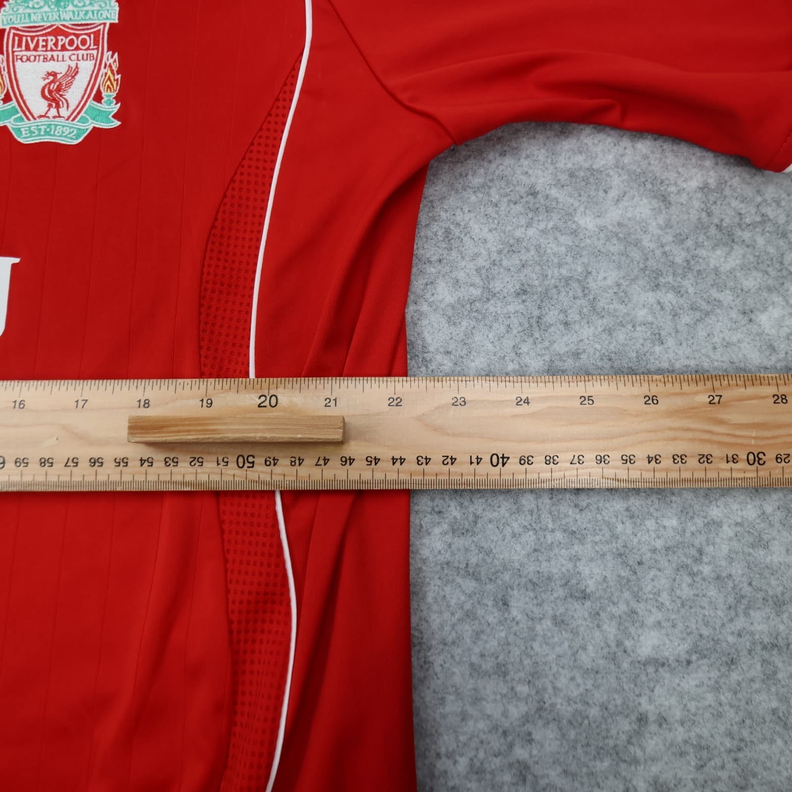 Liverpool Shirt Extra Large Red Home Kit 2006 2008 Adidas Jersey Steven Gerrard photo 12