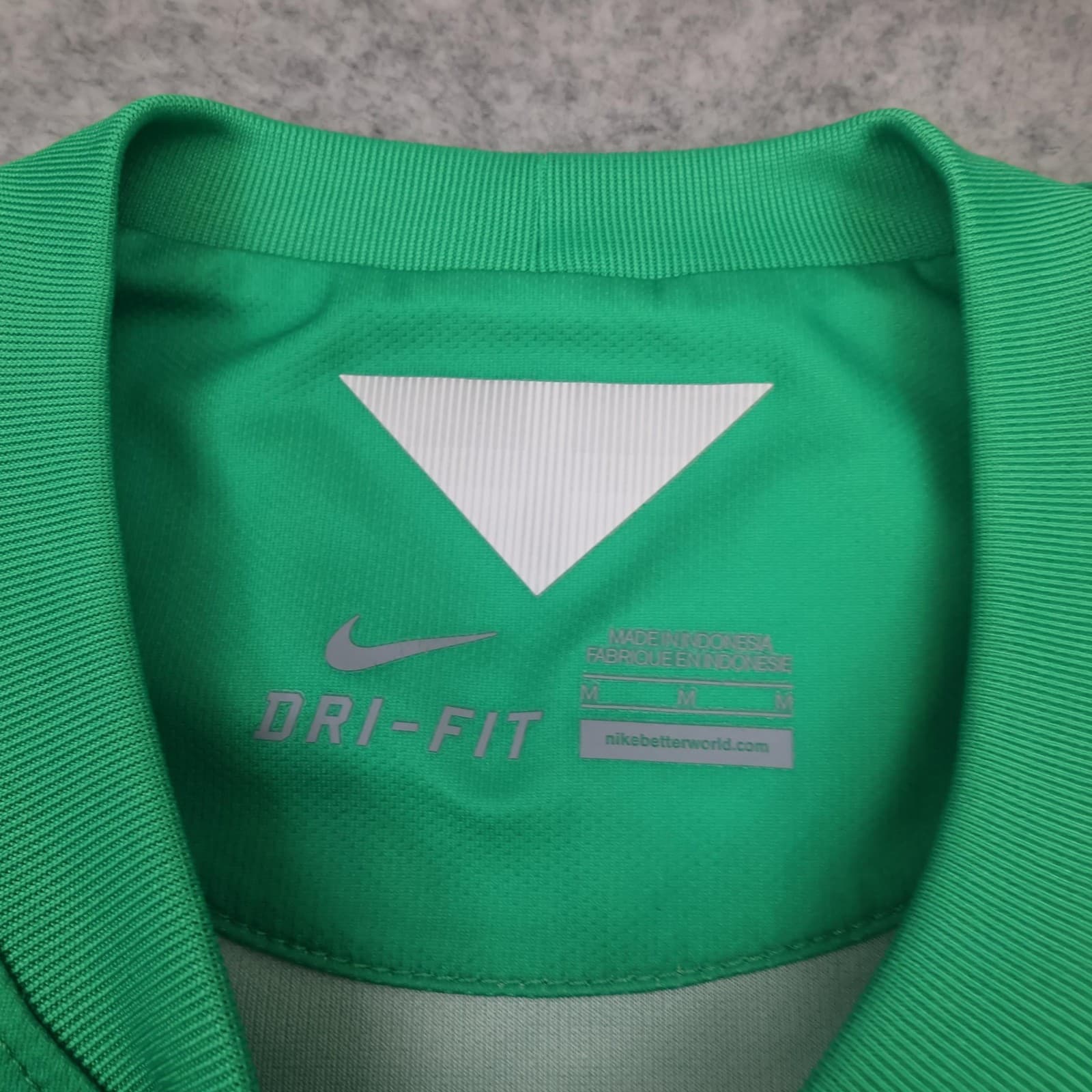 England Goalkeeper Shirt Mens Medium Green 2014 Football Nike Dri Fit Jersey photo 6