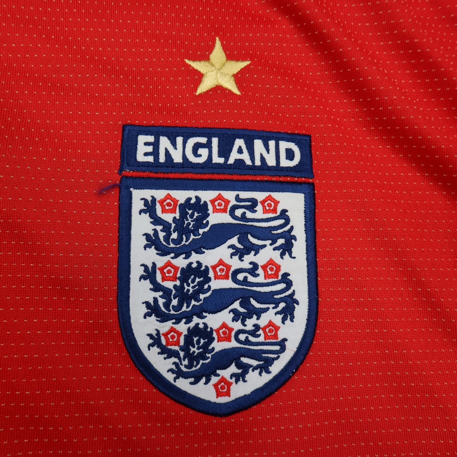 England Football Shirt Extra Large Red Away Euro 2004 2006 Jersey David Beckham photo 6