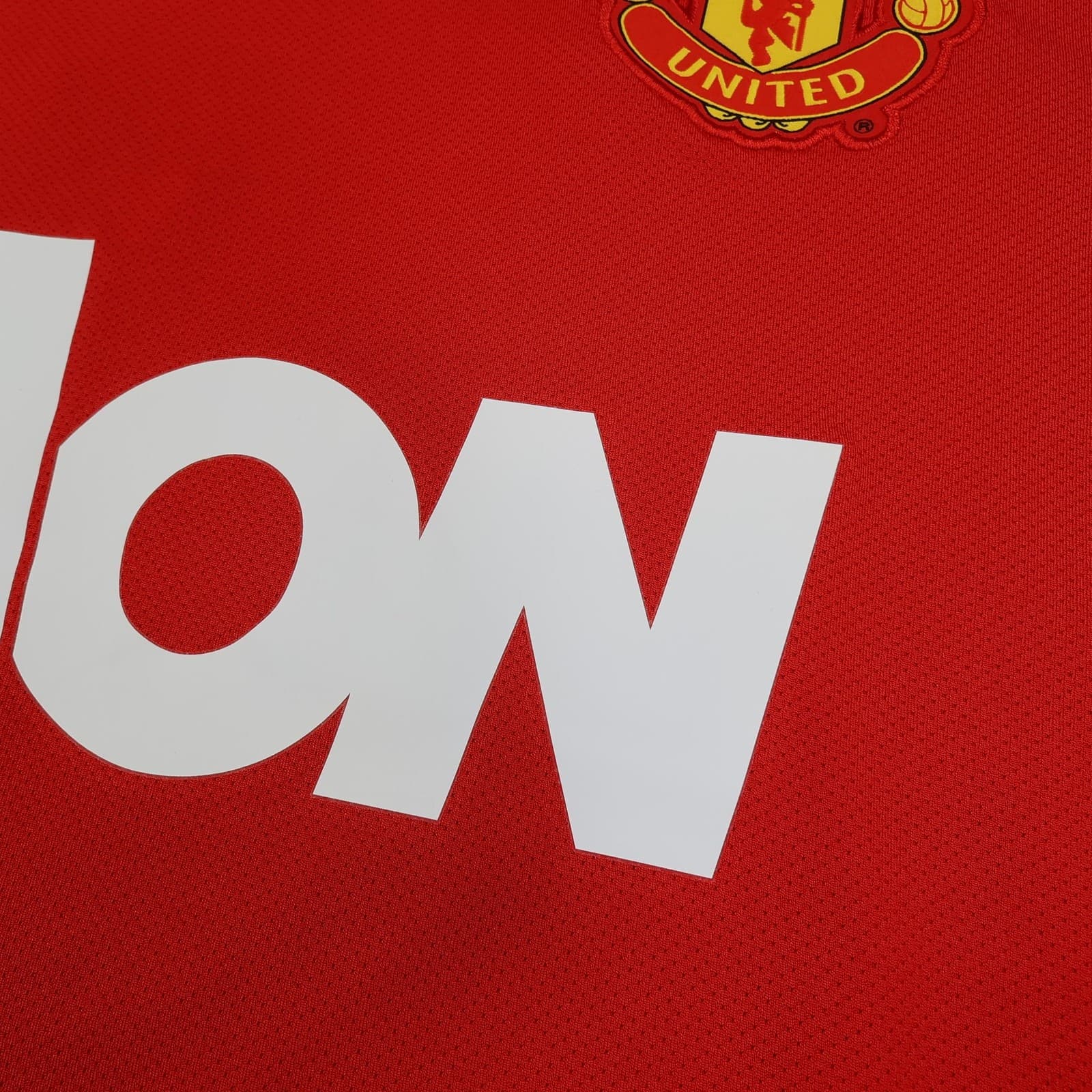 Manchester United Shirt Mens Medium Red Home 2011 2012 Football Nike Moore 8 photo 5