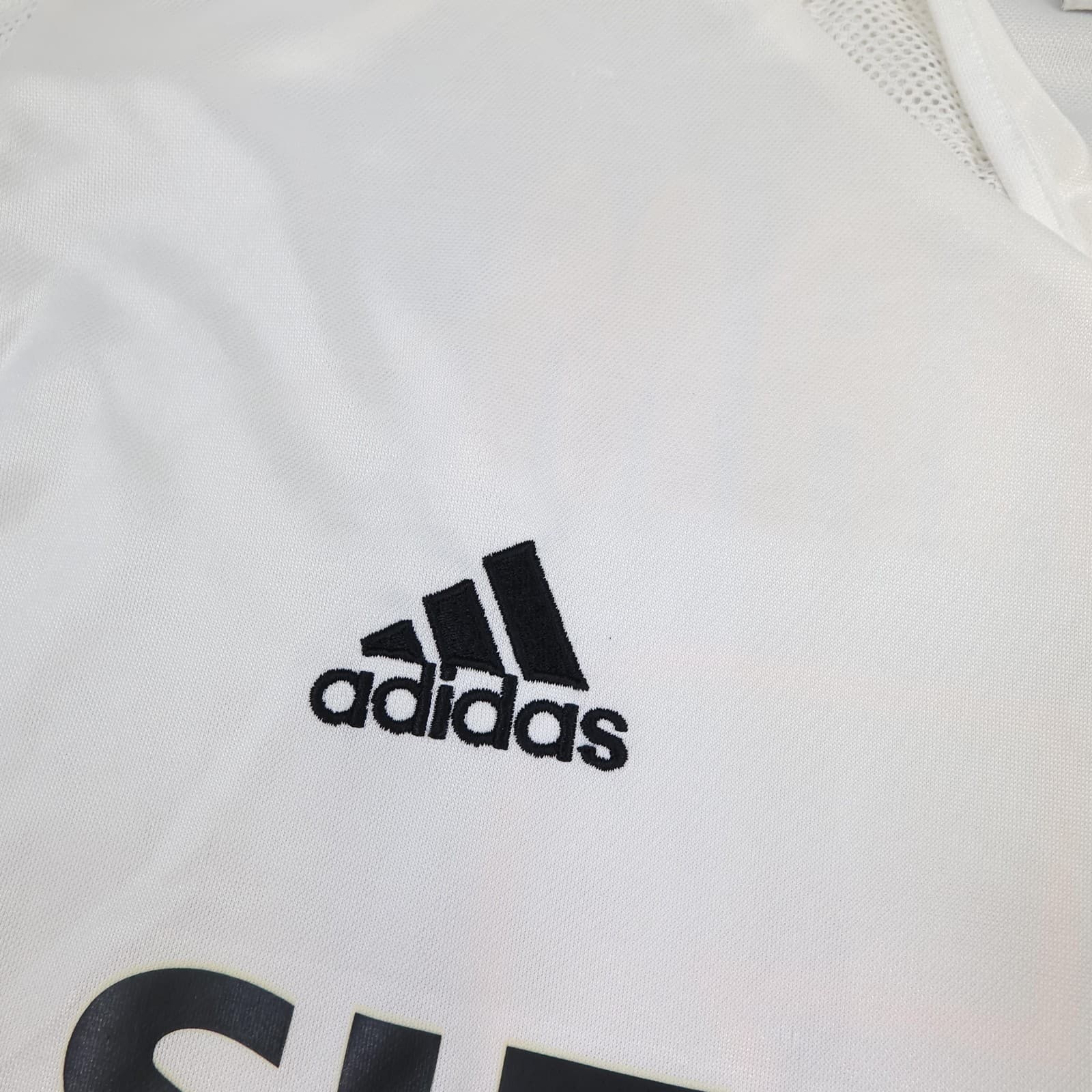 Vintage Real Madrid Shirt Mens XL White 2004 2005 Adidas Siemens Beckham 23 photo 7