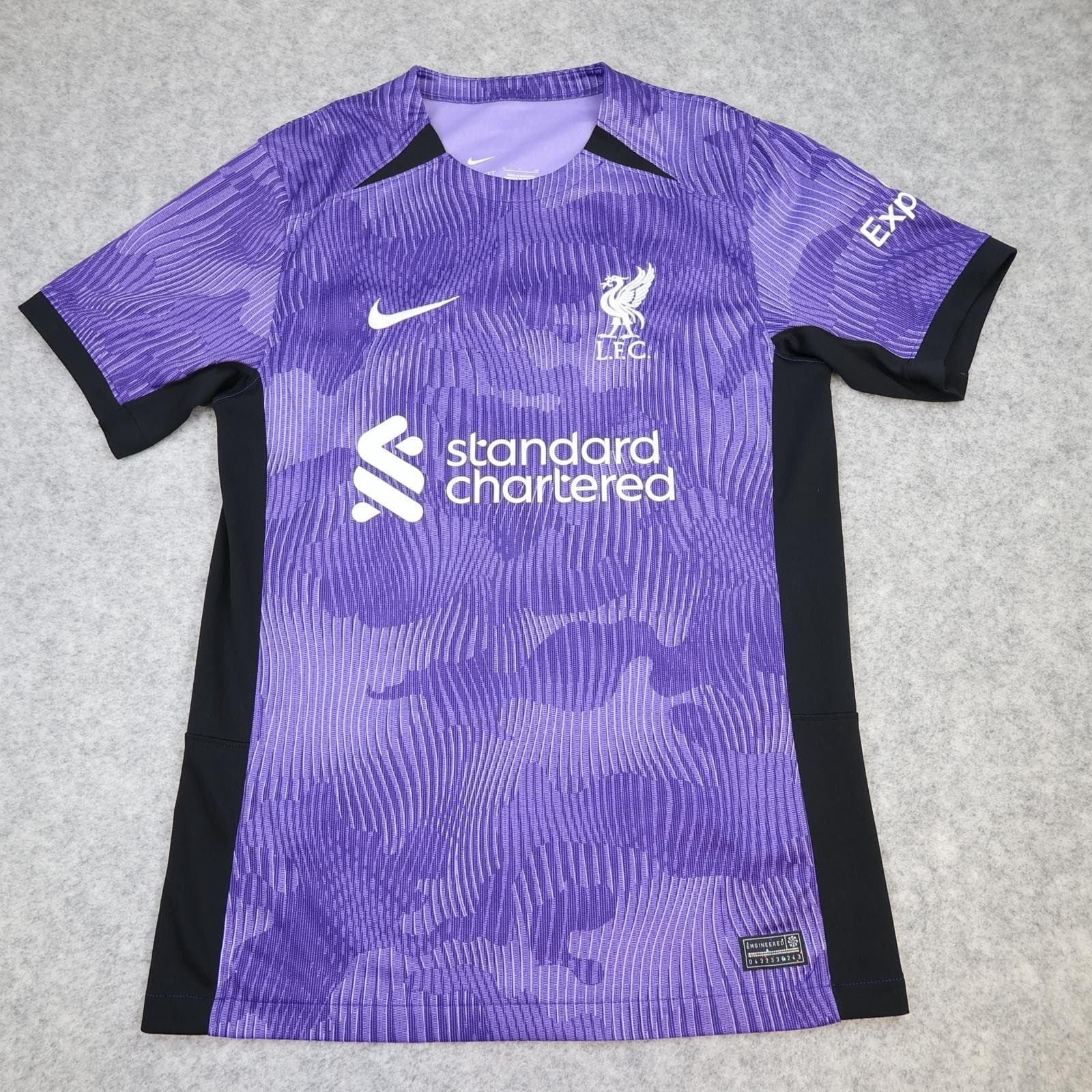 Liverpool Shirt Mens Small Purple 3rd Kit 2023 2024 Football Nike Diaz 7 Jersey photo 2