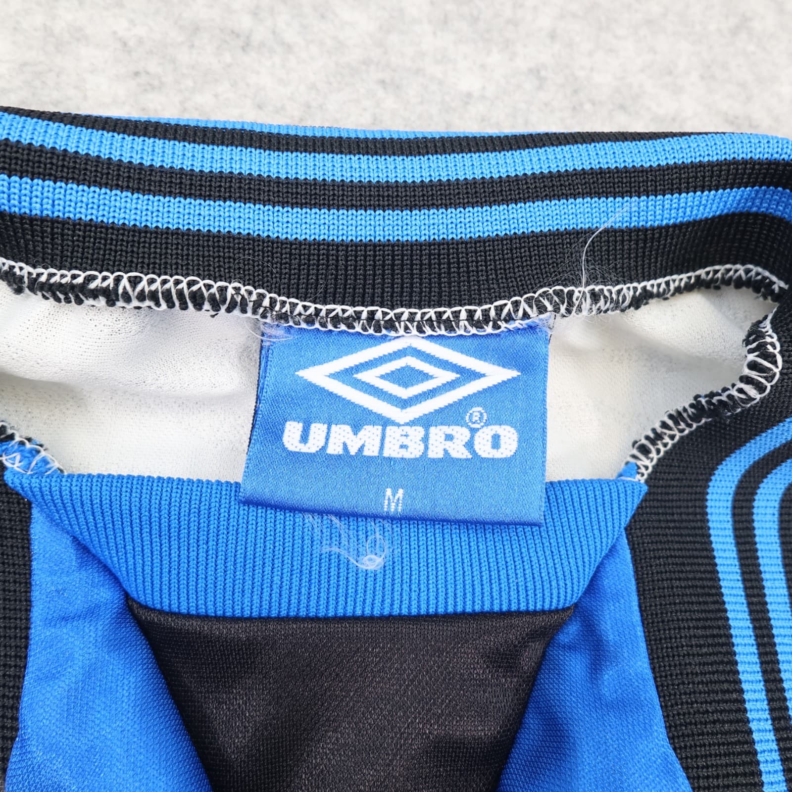 Vintage Inter Milan Shirt Large White Third Umbro Football Jersey 1995 1996 photo 6