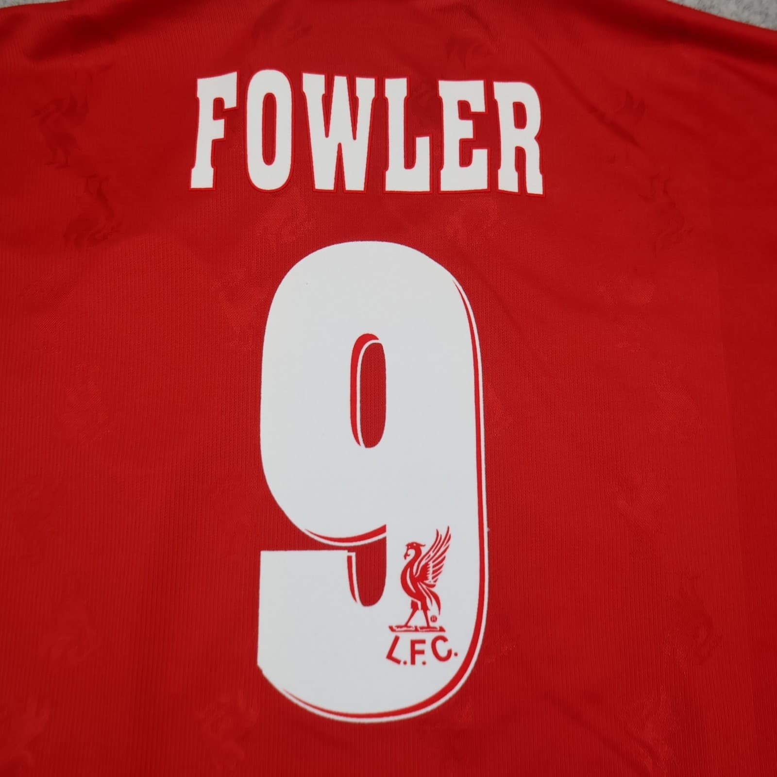 Vintage Liverpool Shirt Large Red Home Kit 1997 1999 Reebok Jersey 42/44 Fowler photo 3