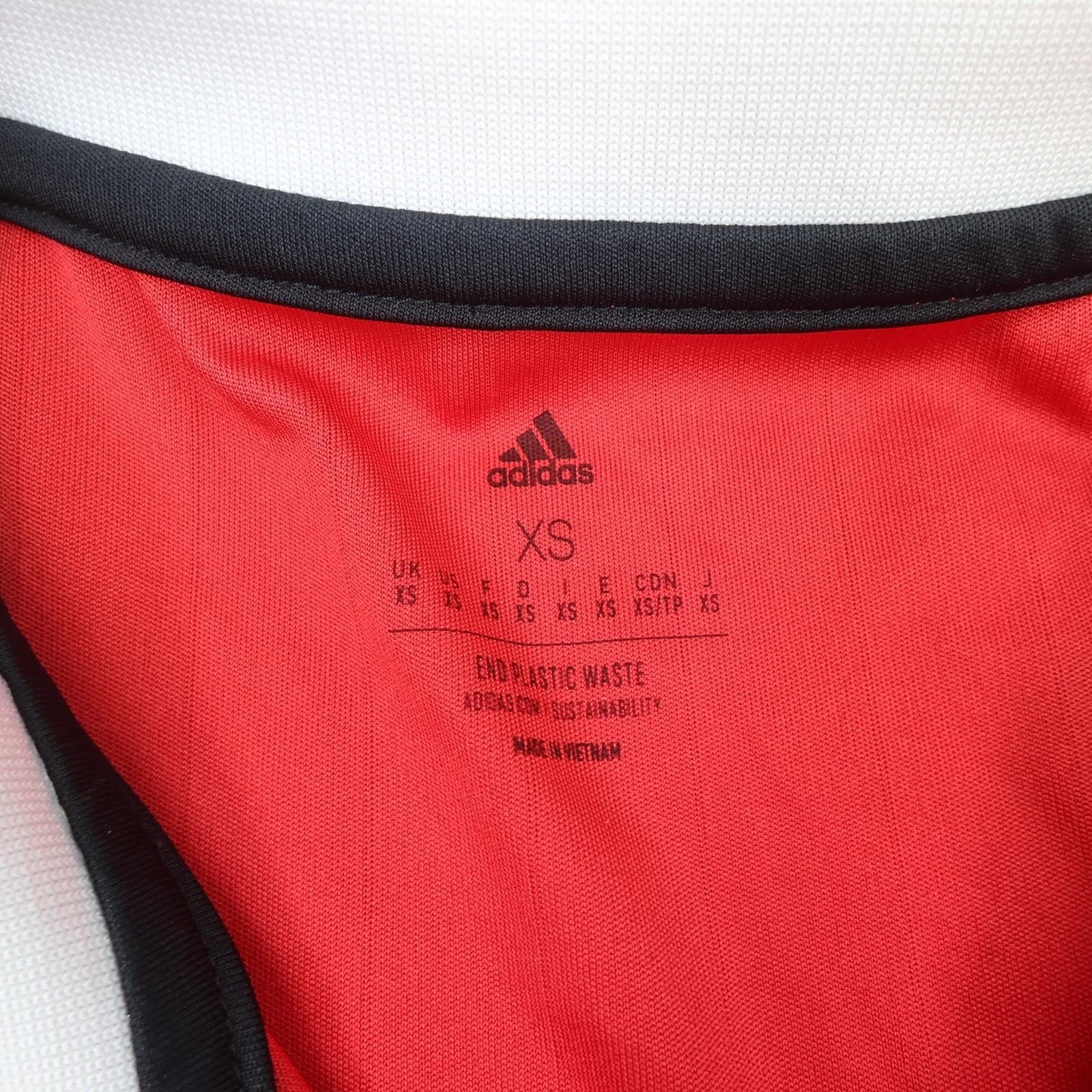 Manchester United Shirt Mens XS Home 2022 Football Jersey Adidas TeamViewer photo 7