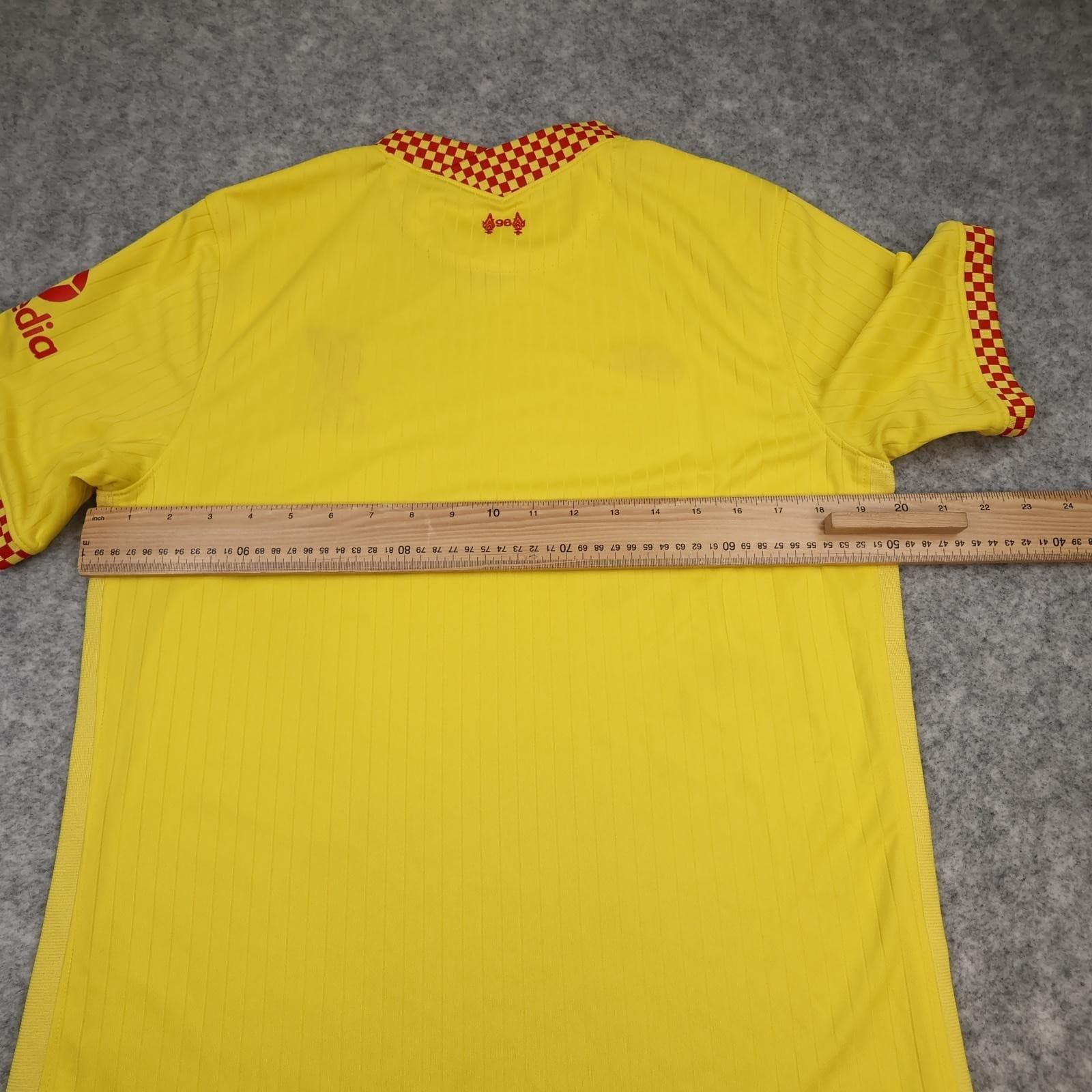 Liverpool Shirt Mens Medium Yellow Third 2021 2022 Football Nike Soccer Jersey photo 9