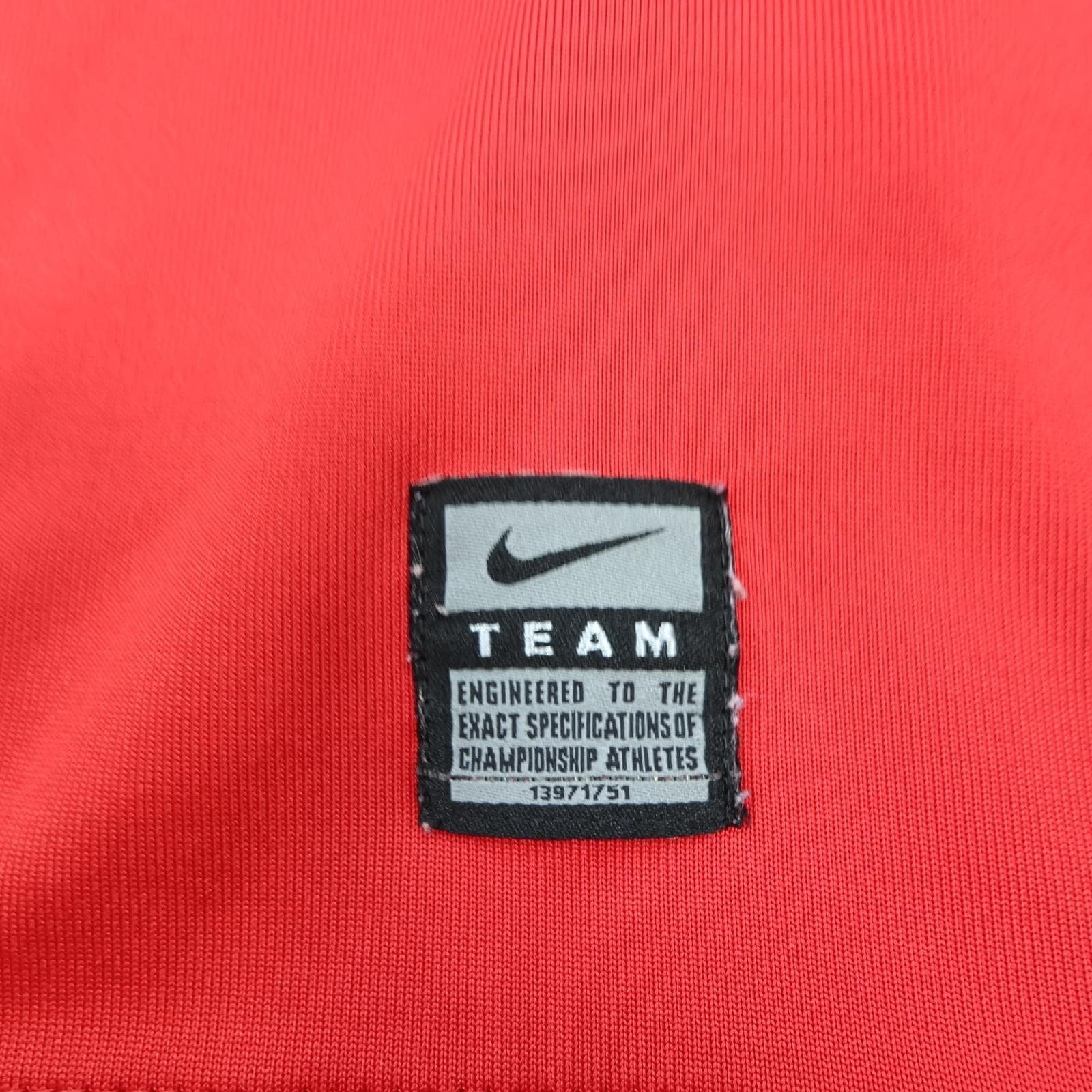 Manchester United Shirt Mens Large Red 2009 2010 Football Nike AIG Berbatov 9 photo 4