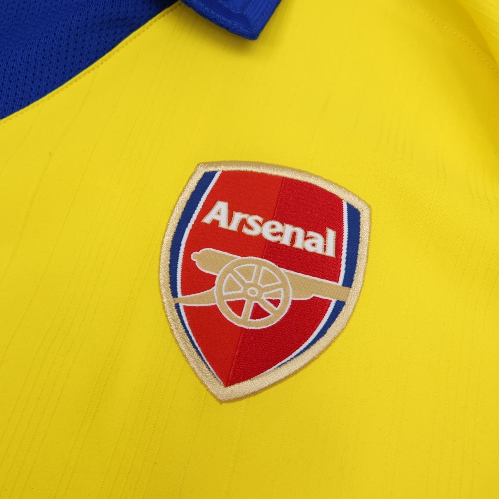 Arsenal Away Shirt Mens Large Yellow 2003 2004 Vintage Nike Wiltord 11 Jersey photo 4