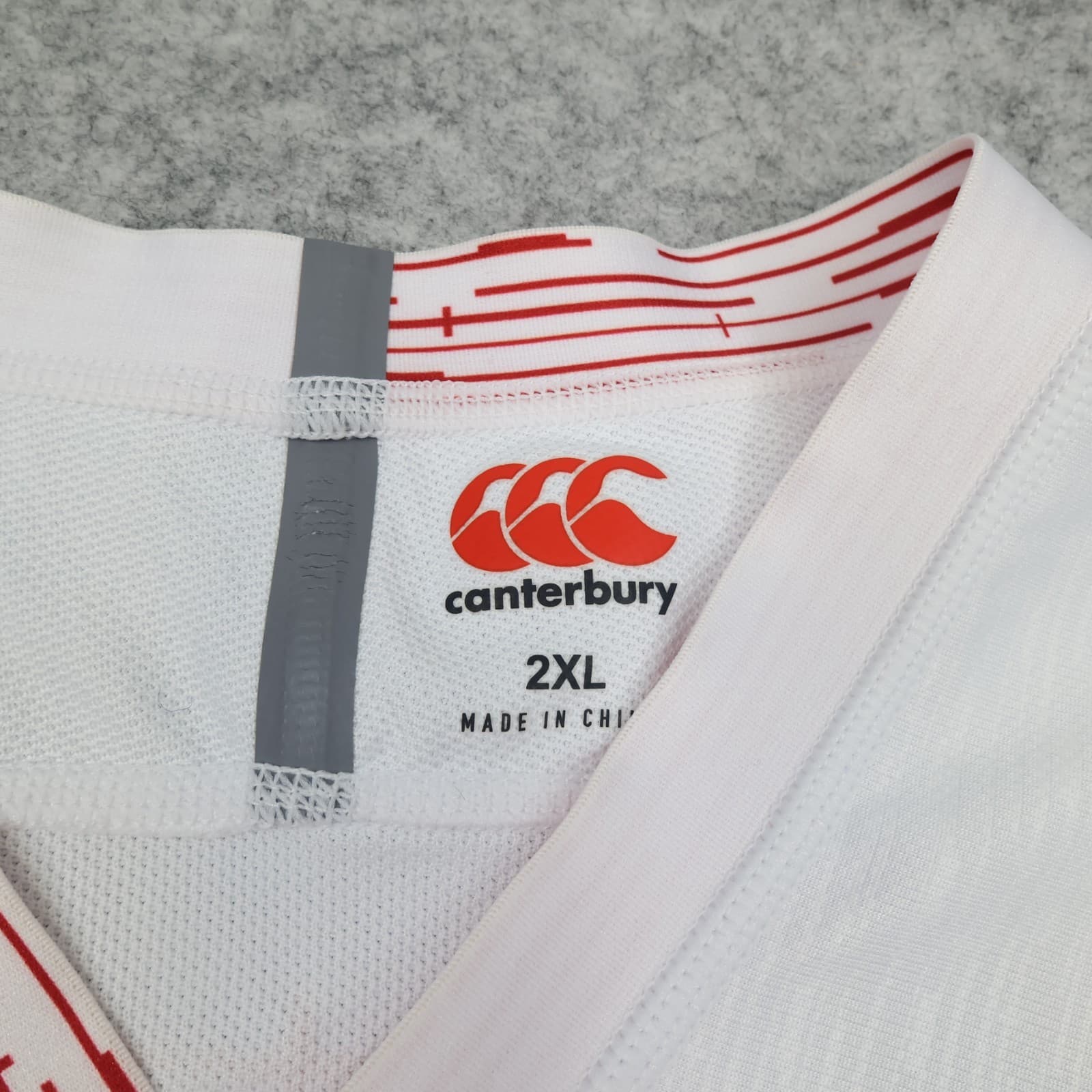 England Rugby Shirt 2XL White Home Kit 2019 Japan World Cup Canterbury XXL photo 6