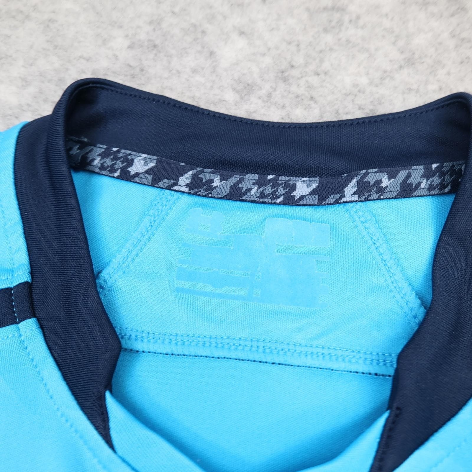 Tottenham Hotspur Shirt Mens Medium Blue 2013 2014 Away Under Armour HP Jersey photo 9