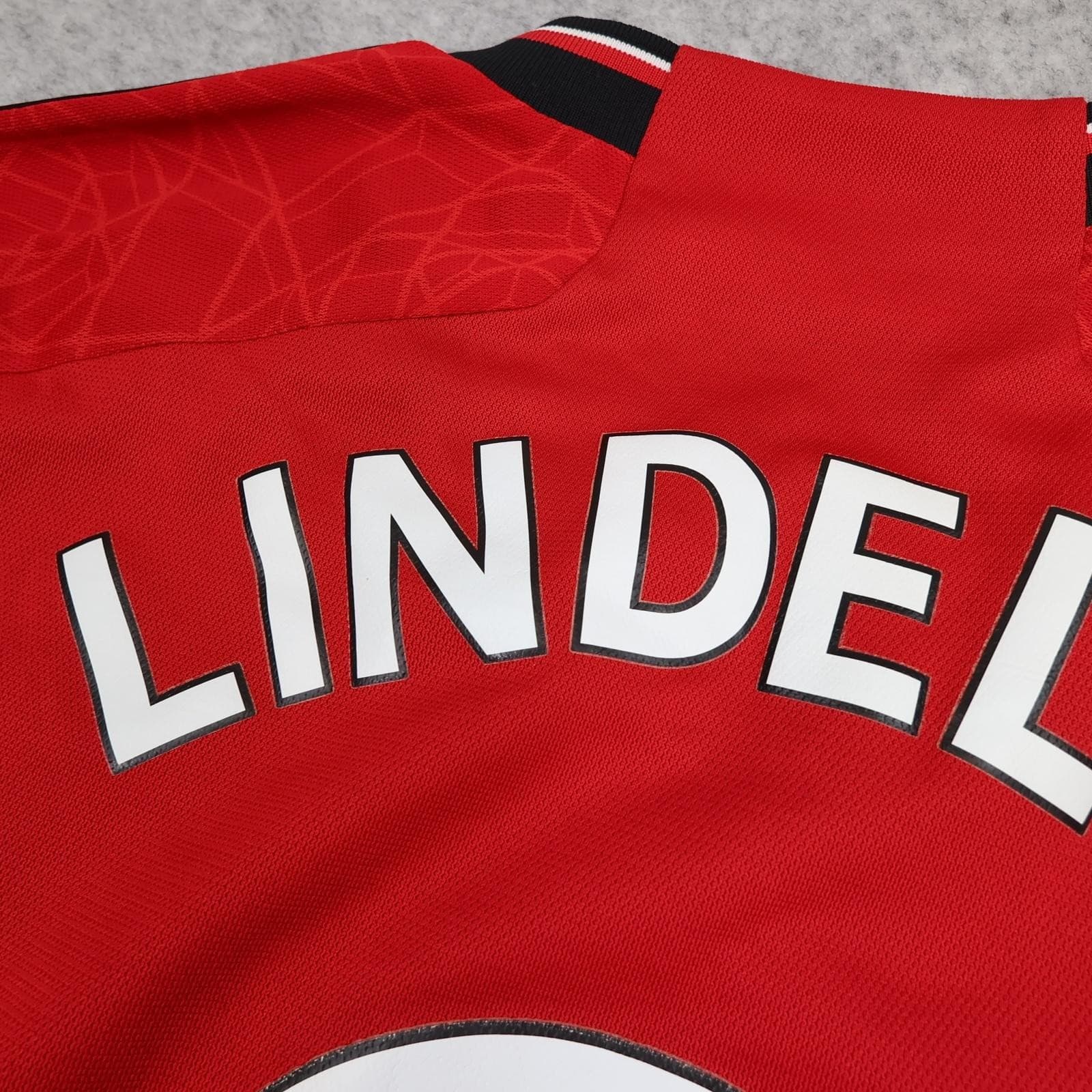 Manchester United Shirt Mens XL Red Home 2023 2024 Football Adidas Lindelof 2 photo 10