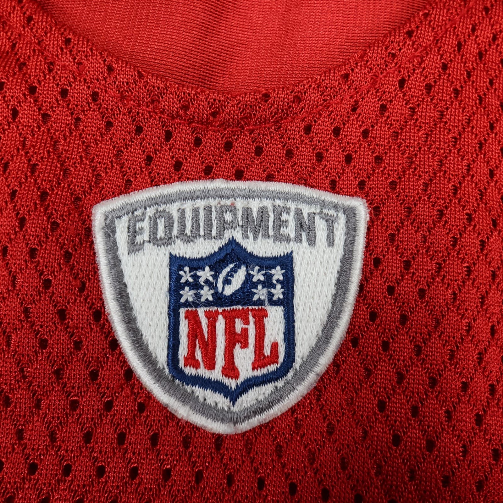 San Francisco 49ers Jersey Large Red Shirt 2009 2011 NFL Vernon Davis Reebok photo 6