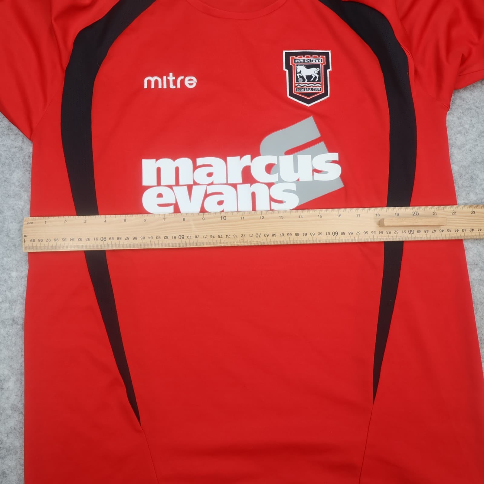 Ipswich Town Shirt Large Red Away Kit 2008 2009 Jersey Marcus Evans Jersey photo 10