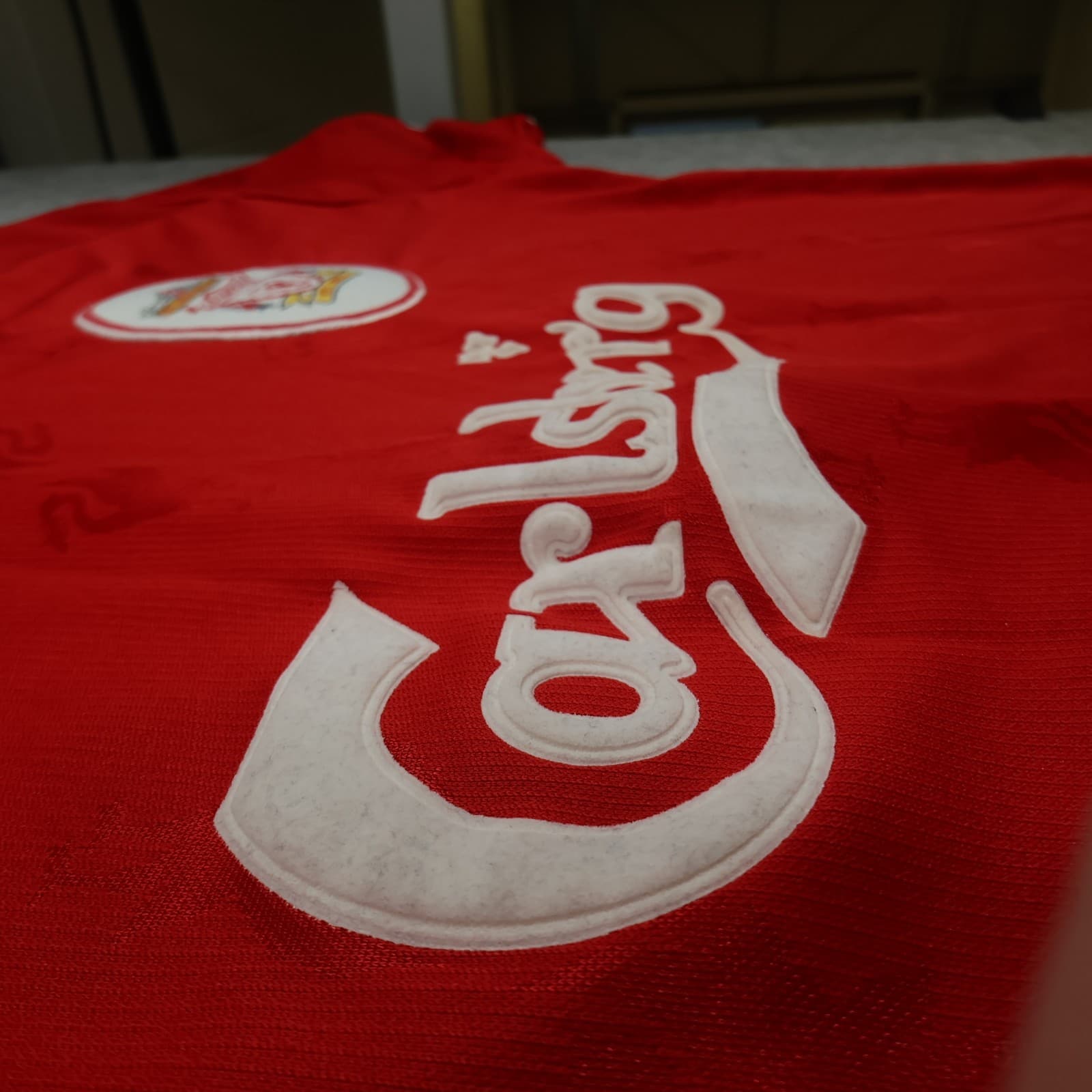 Vintage Liverpool Shirt Large Red Home Kit 1996 1997 Reebok Jersey 42/44 90s photo 8