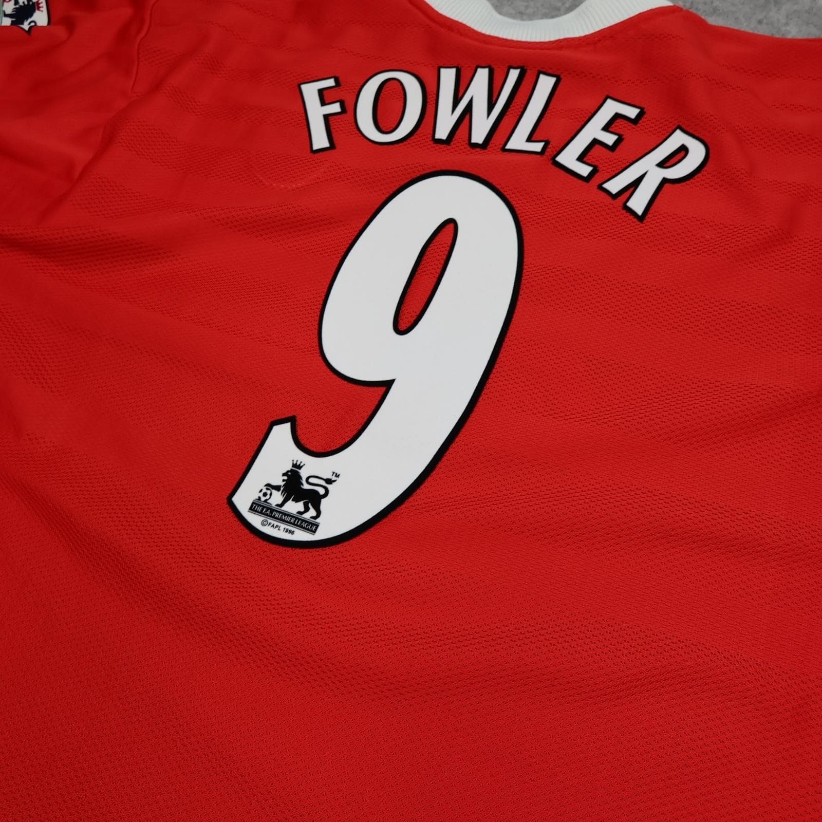 Vintage Liverpool Shirt Mens Large Home 1998 1999 Reebok Fowler 9 Soccer Jersey photo 11