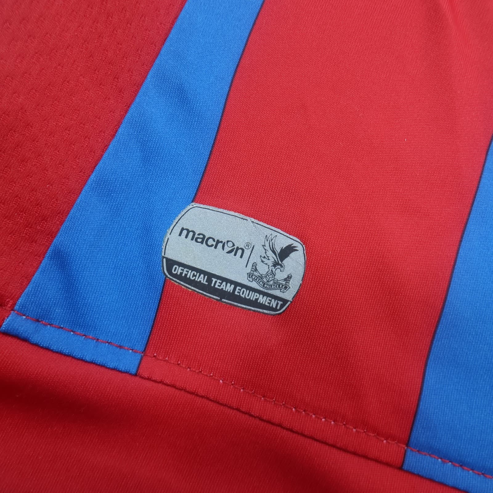 Crystal Palace Shirt 4XL Red Blue Home Kit 2014 2015 Macron Soccer Jersey 48" photo 3