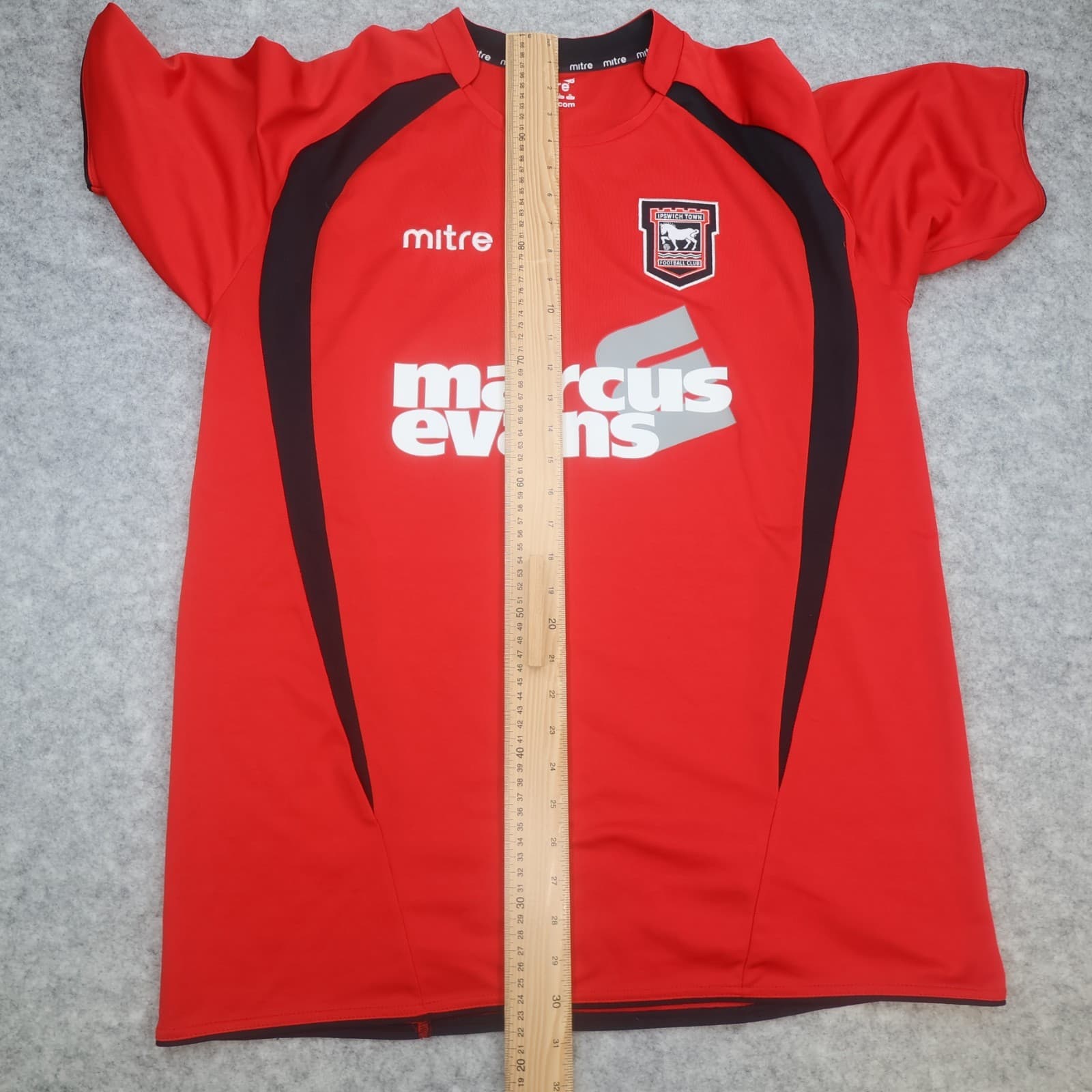 Ipswich Town Shirt Large Red Away Kit 2008 2009 Jersey Marcus Evans Jersey photo 12