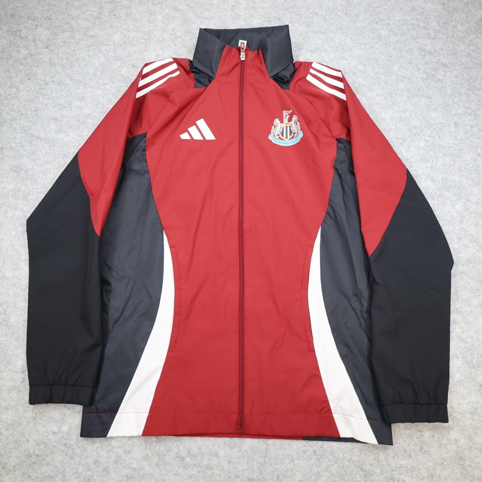 Newcastle United Jacket Small Red Lightweight Rain Coat 2024 2025 Adidas