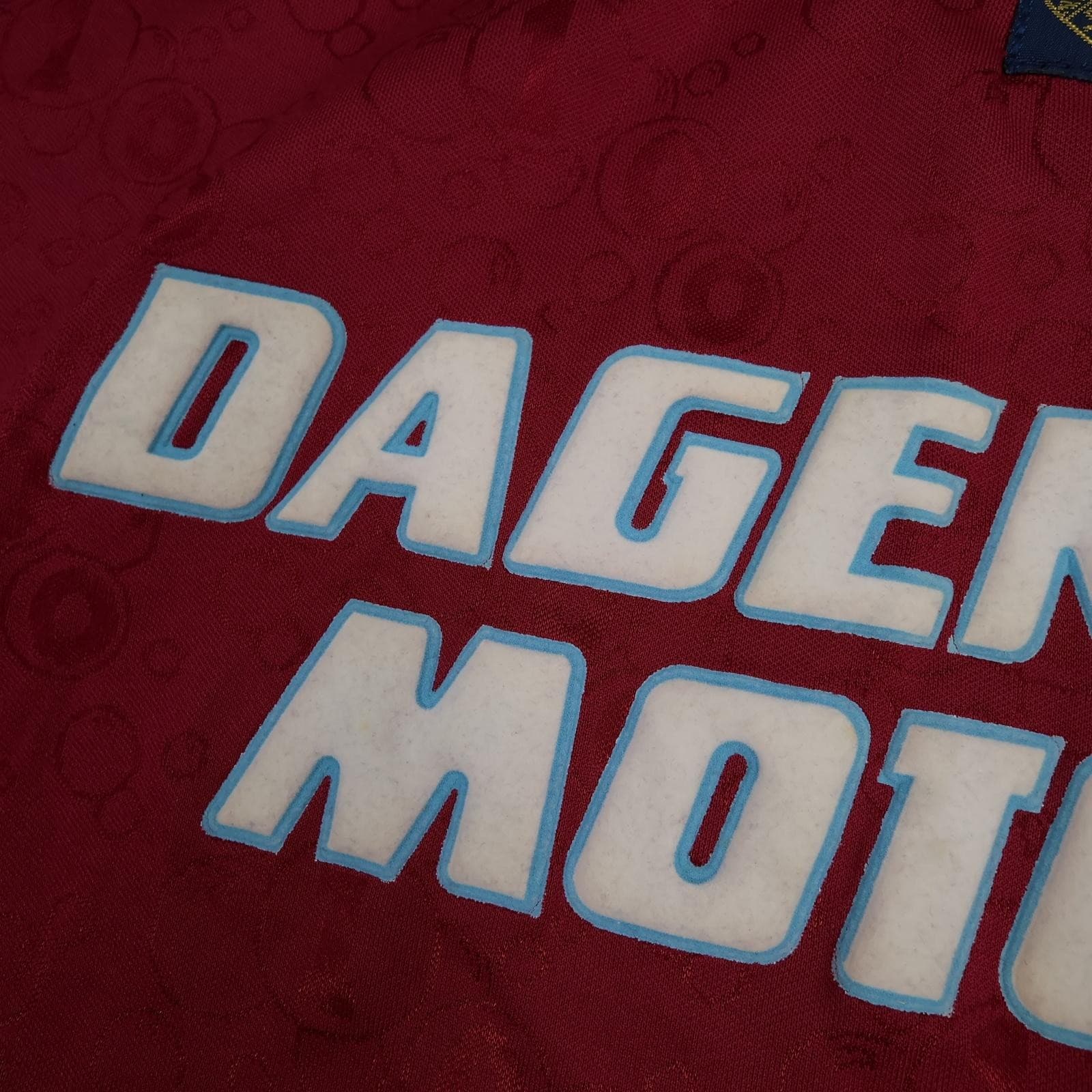 Vintage West Ham United Shirt Mens XL Red Home 1995 1997 Pony Dagenham Motors photo 4