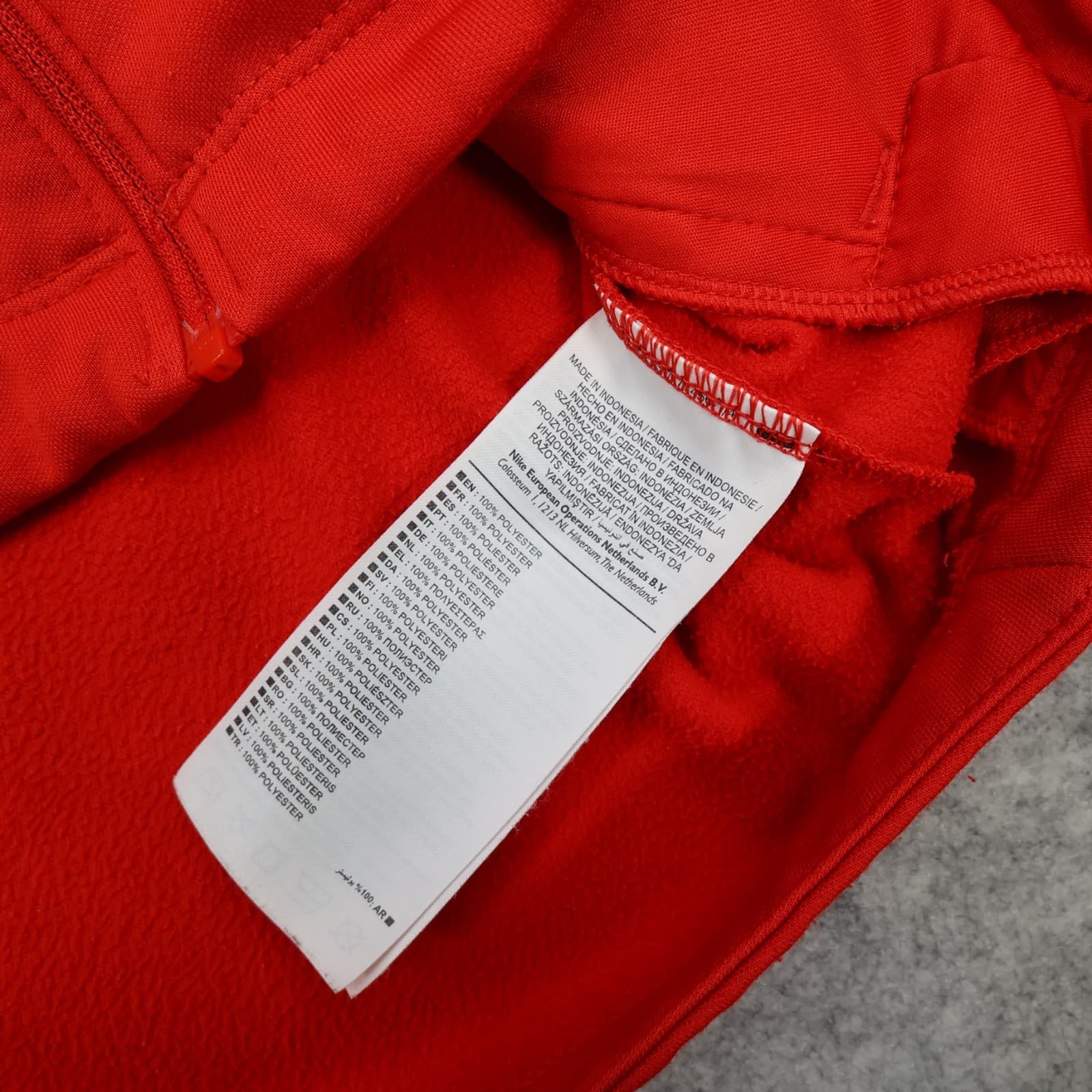 France Football Jacket Large Red Training Tracksuit Kit 2018 2019 Jersey Zipped photo 7