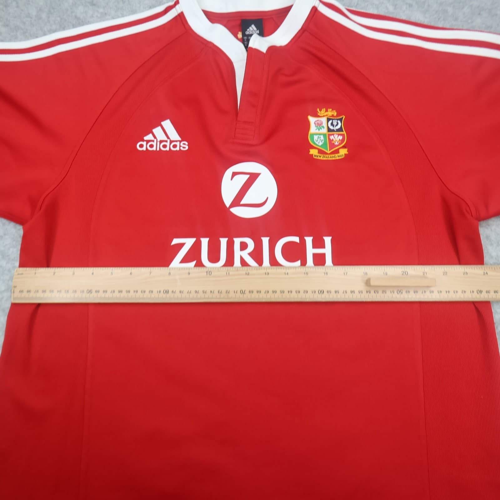 Vintage British & Irish Lions Rugby Shirt Extra Large Zurich Adidas Jersey 2005 photo 11