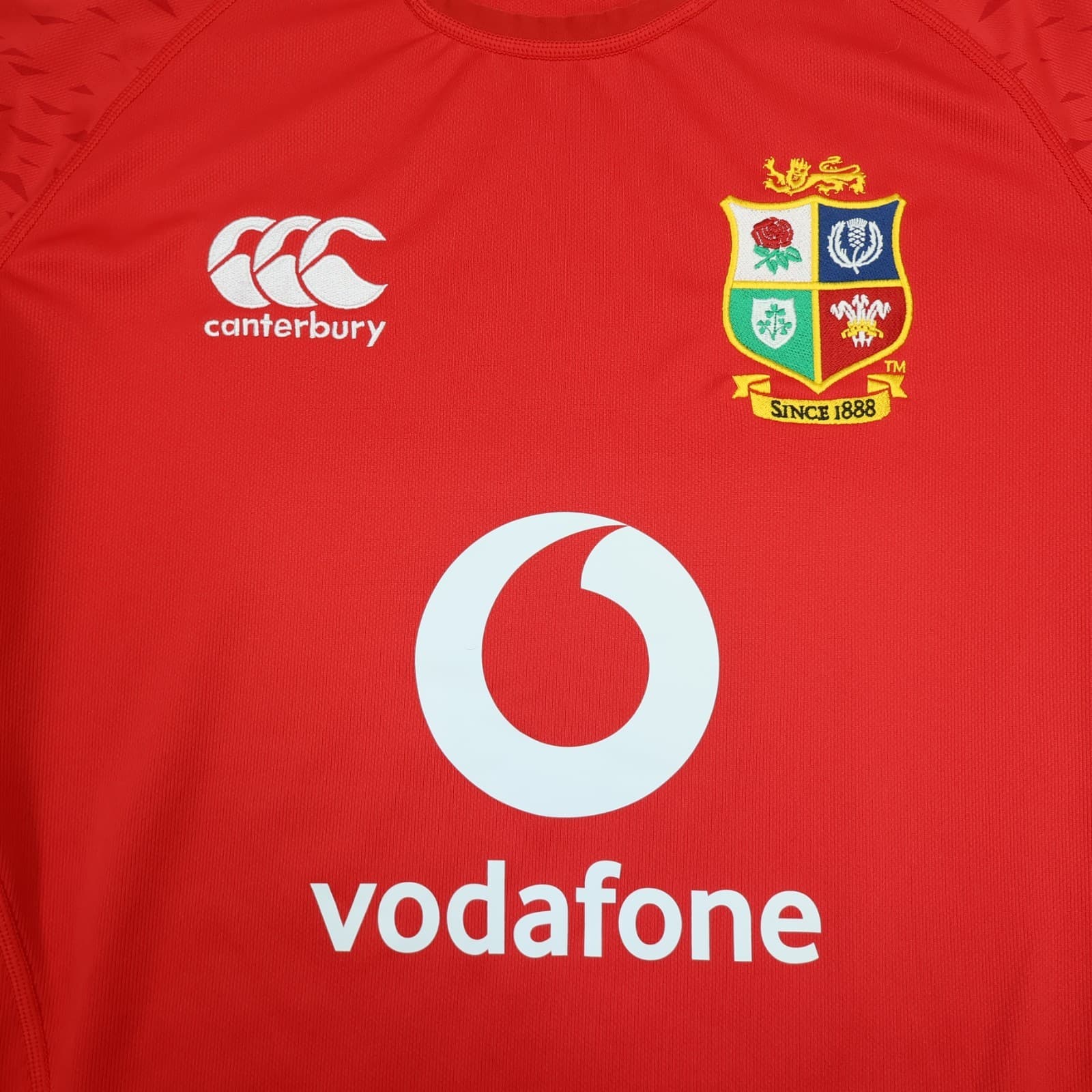 Lions Rugby Shirt 2XL Canterbury Jersey 2021 Vodafone South Africa Tour photo 3