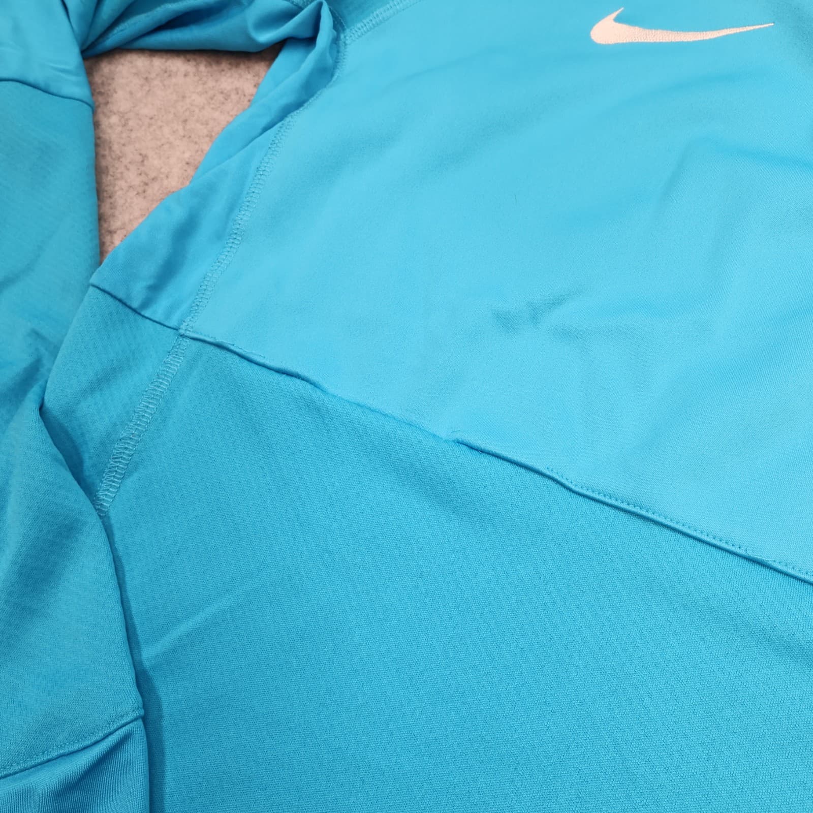 Manchester City Tracksuit Top Large Blue 2014 2015 1/4 Zip Nike Jacket MCFC photo 6