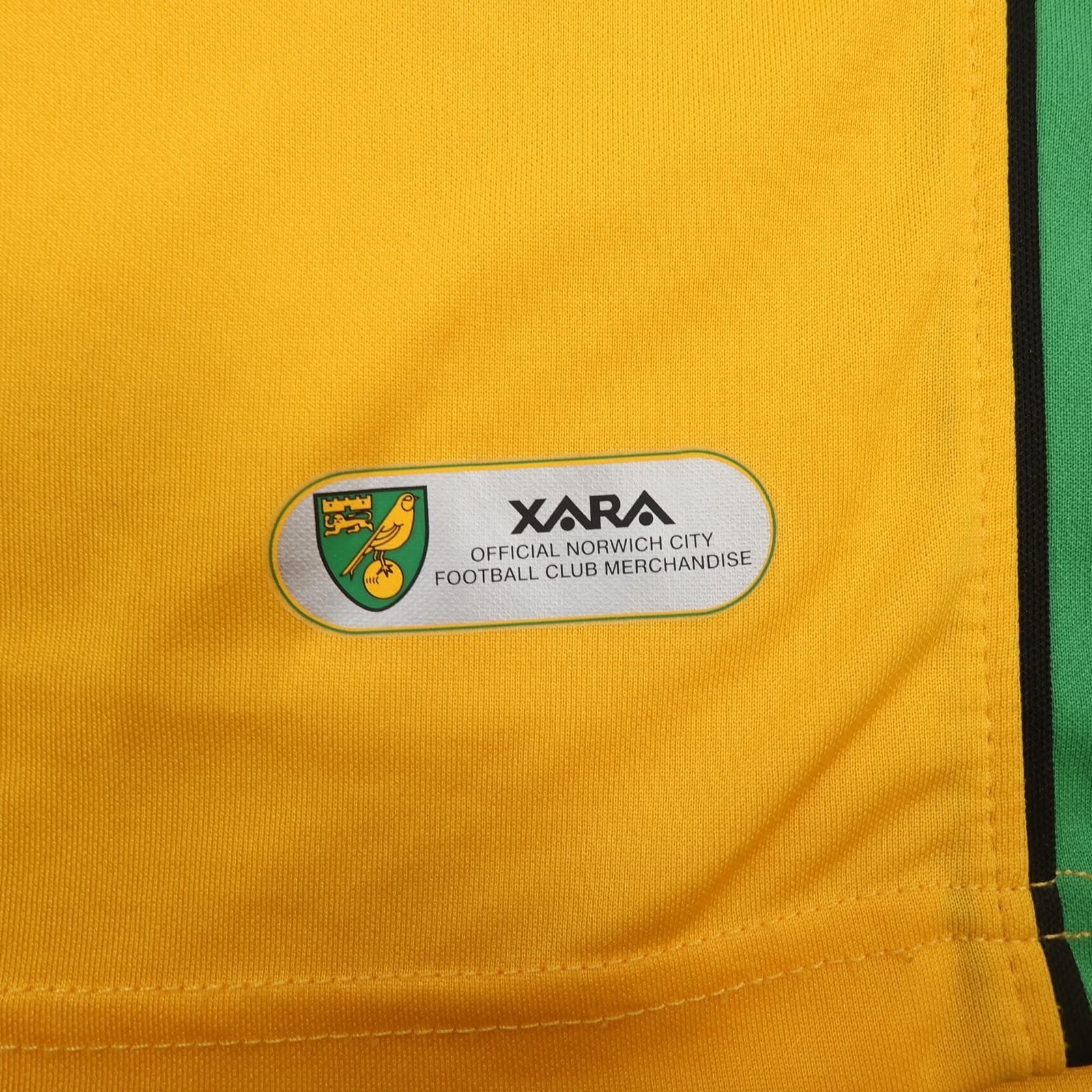 Norwich City Shirt Mens 2XL Yellow Home EFL Football Xara Jersey photo 3