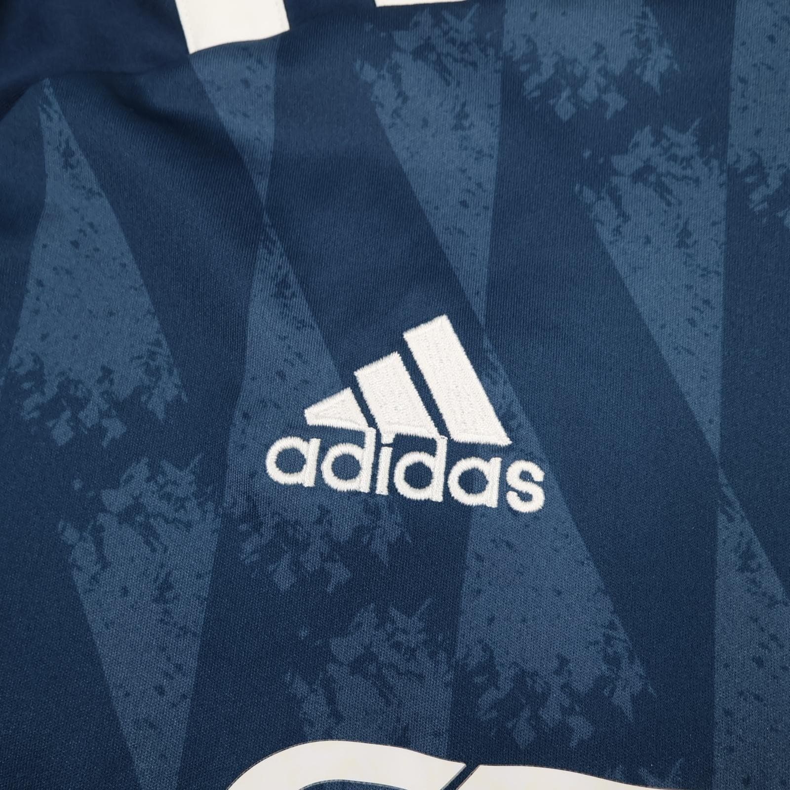New York City FC Away Shirt Mens XL Blue 2020 Adidas Etihad Airways photo 5
