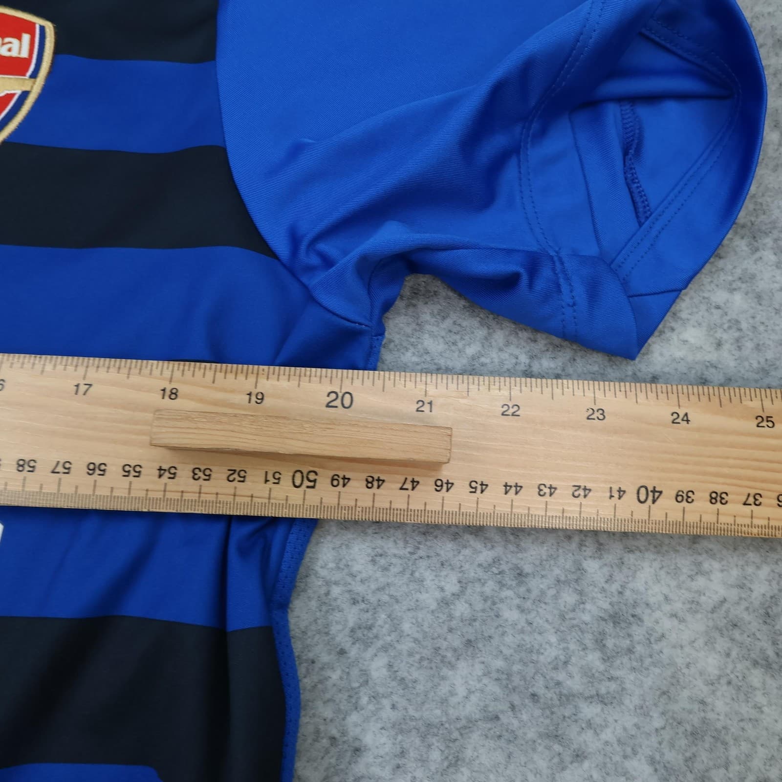 Arsenal Training Shirt Mens Large Blue Football Nike Dri-FIT 2013 2014 Jersey photo 12