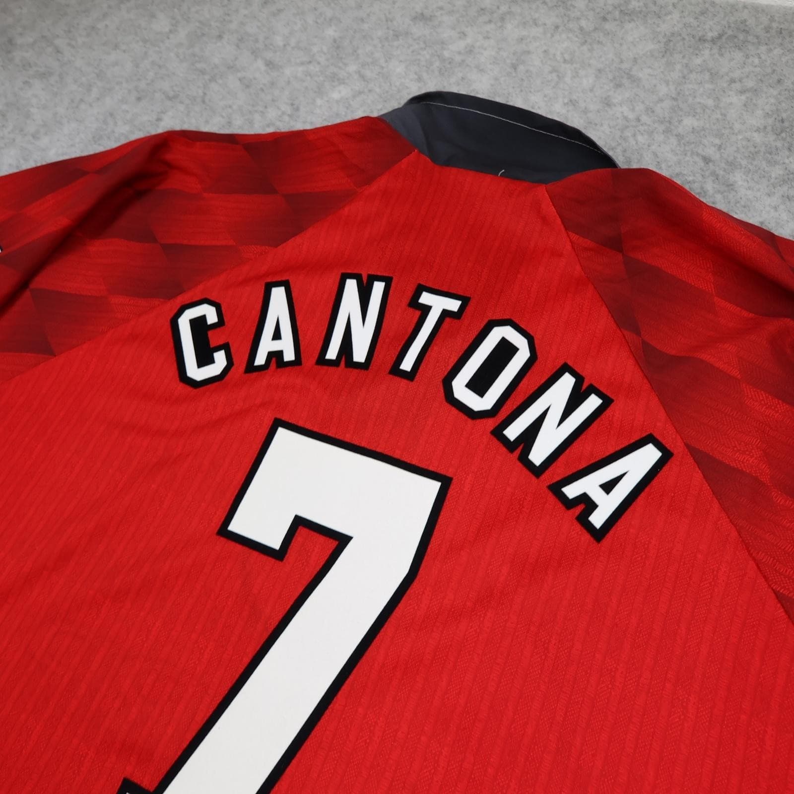 Vintage Manchester United Shirt Mens XL Red Home 1996 98 Umbro Cantona 7 Jersey photo 8