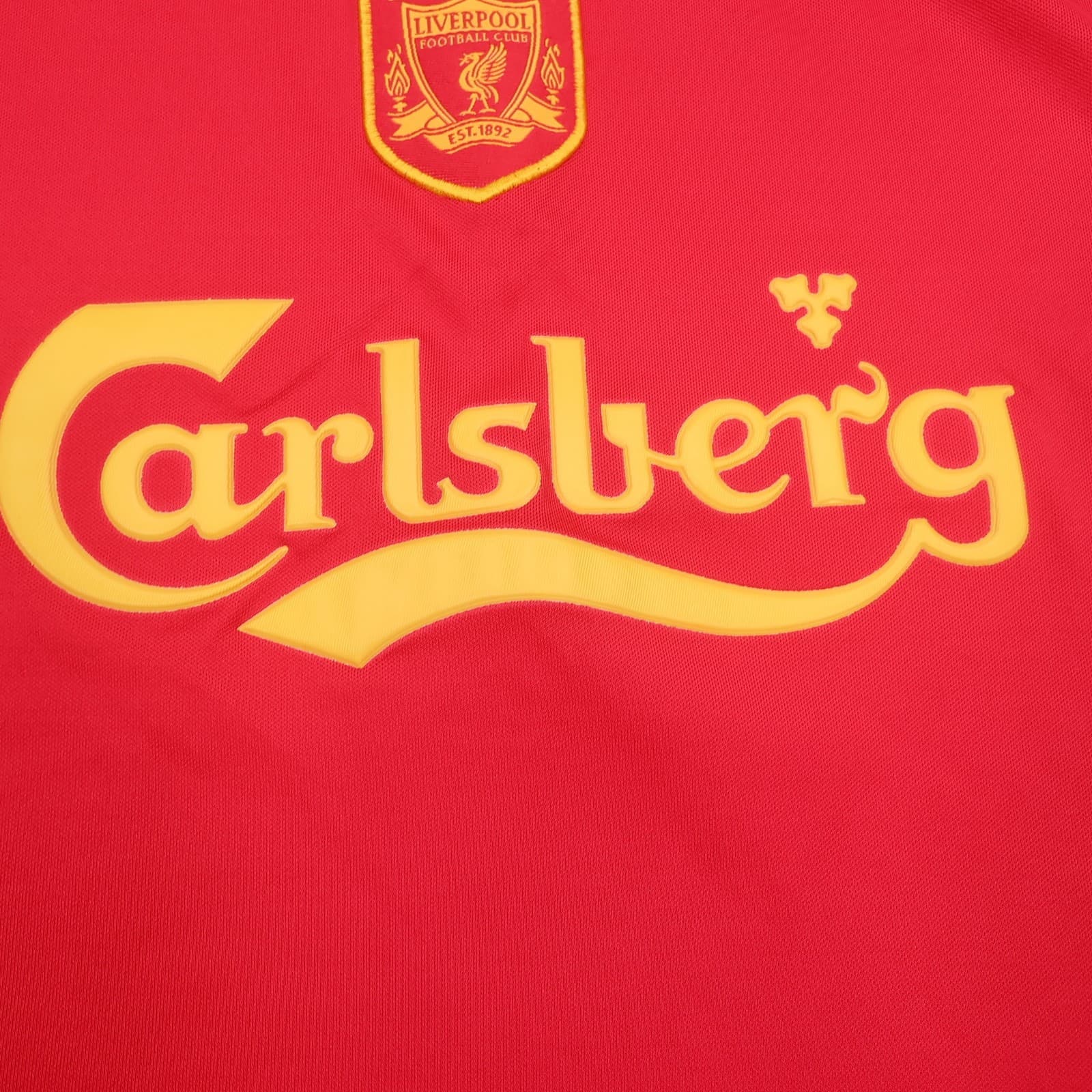 Vintage Liverpool Shirt 2XL Red Home Kit 2001 2003 Reebok Soccer Jersey photo 8