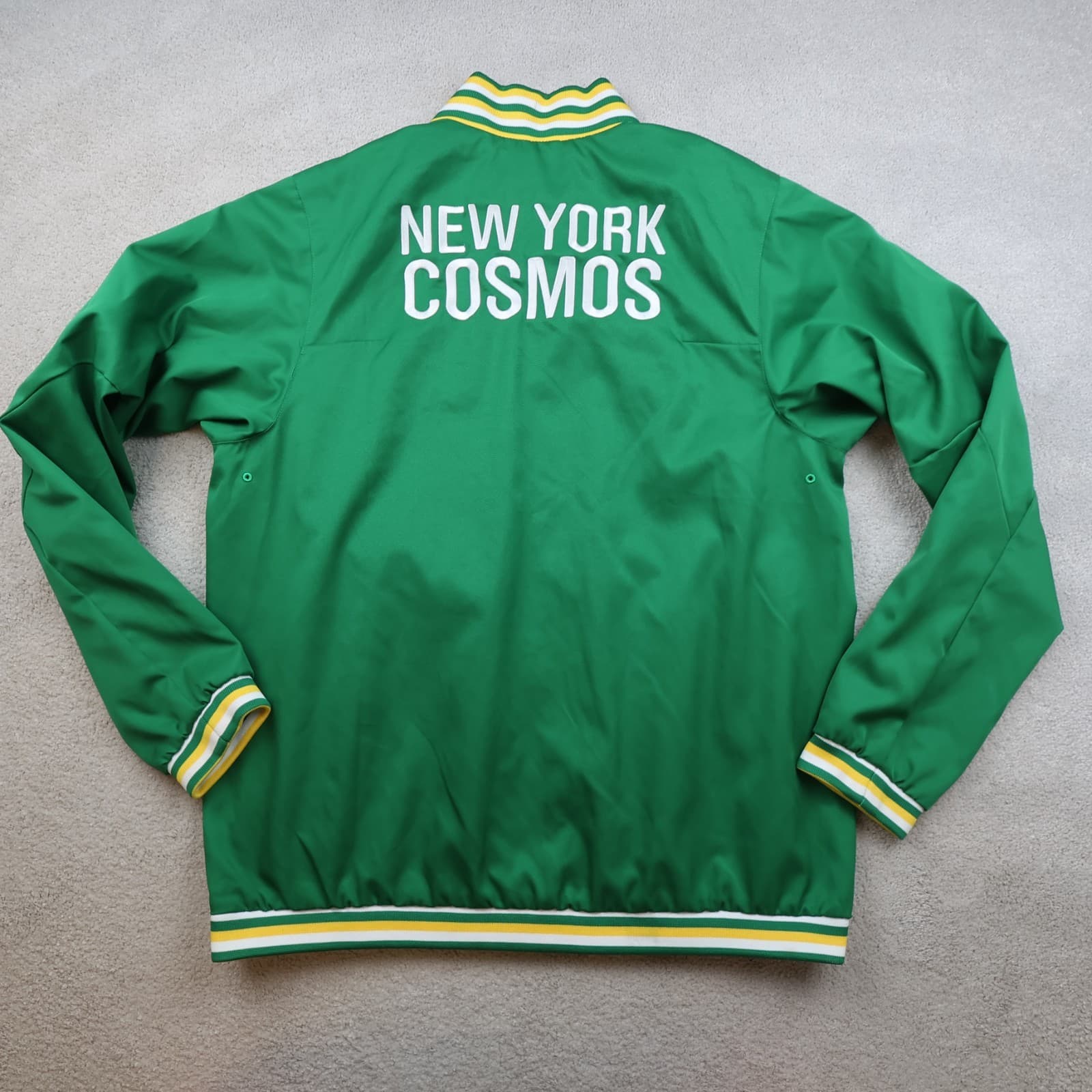 New York Cosmos Jacket Large Green Woven Anthem 2012 2013 Tracksuit Track Mens photo 2