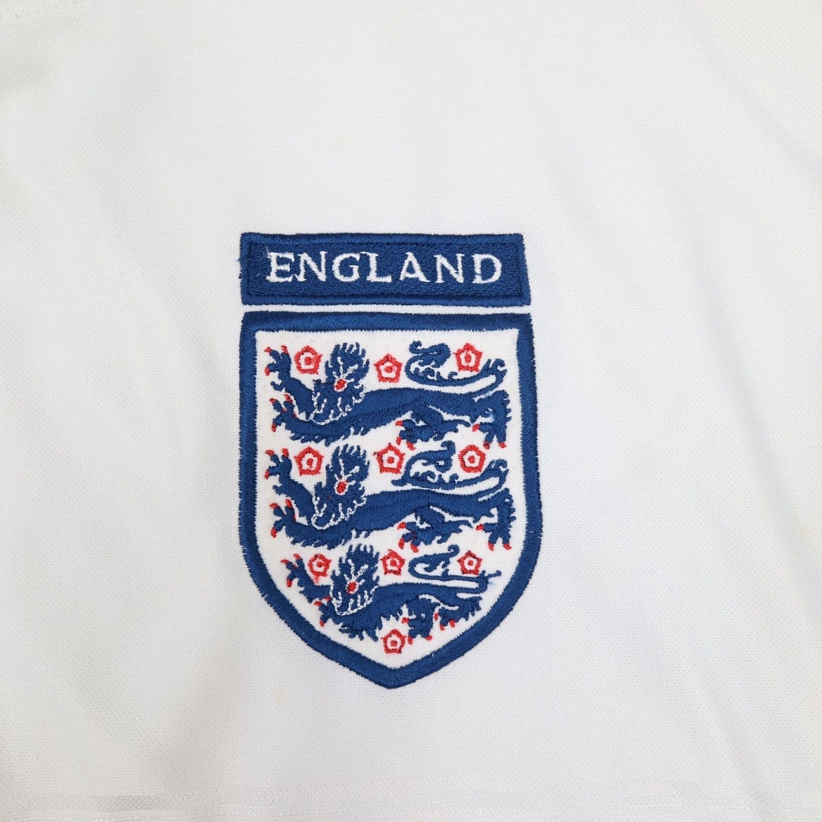 Vintage England Football Shirt Extra Large Umbro White Home 1999 2001 Jersey XL photo 3