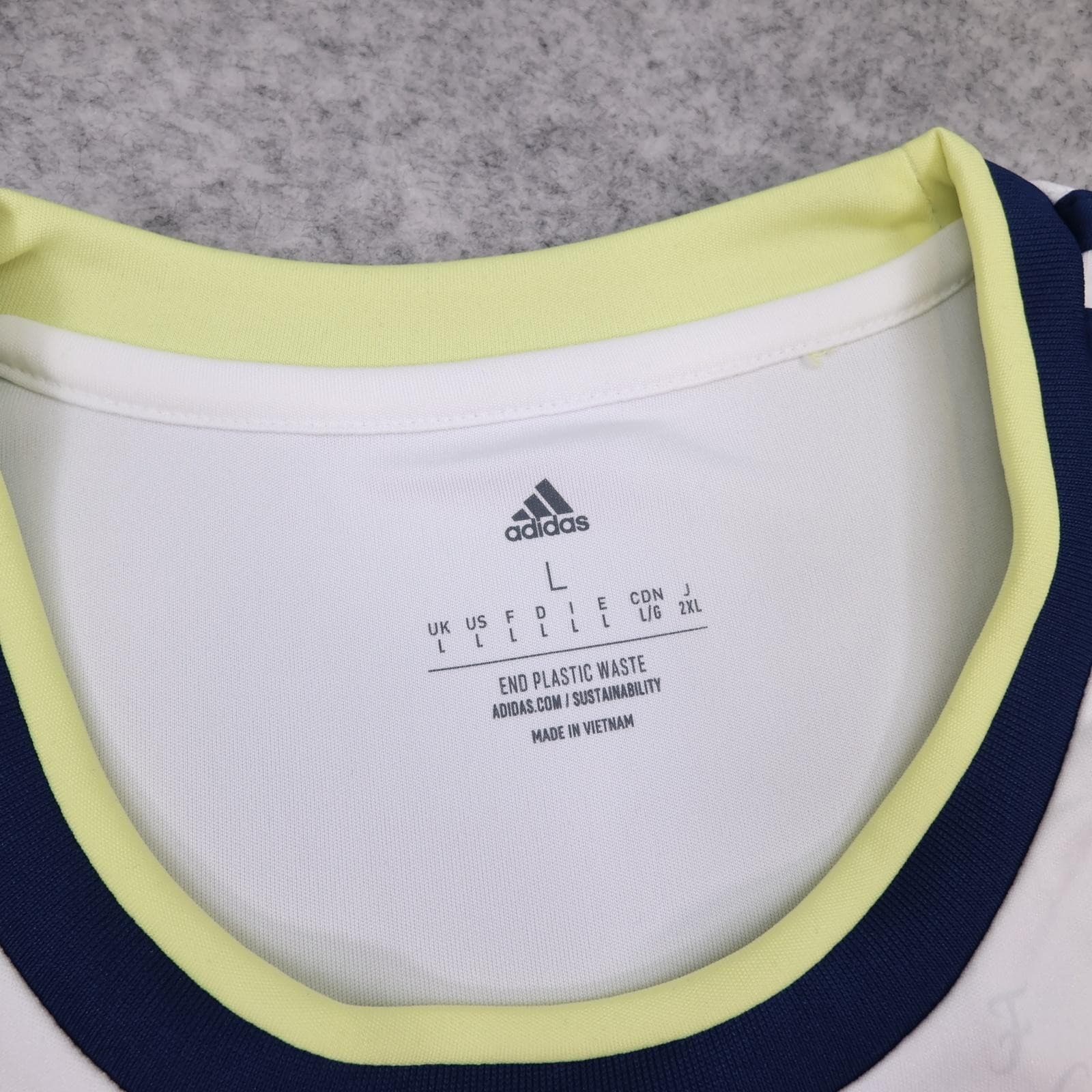 Leeds United Shirt Mens Large White Home 2022 2023 EPL Football Adidas SBOTOP photo 6