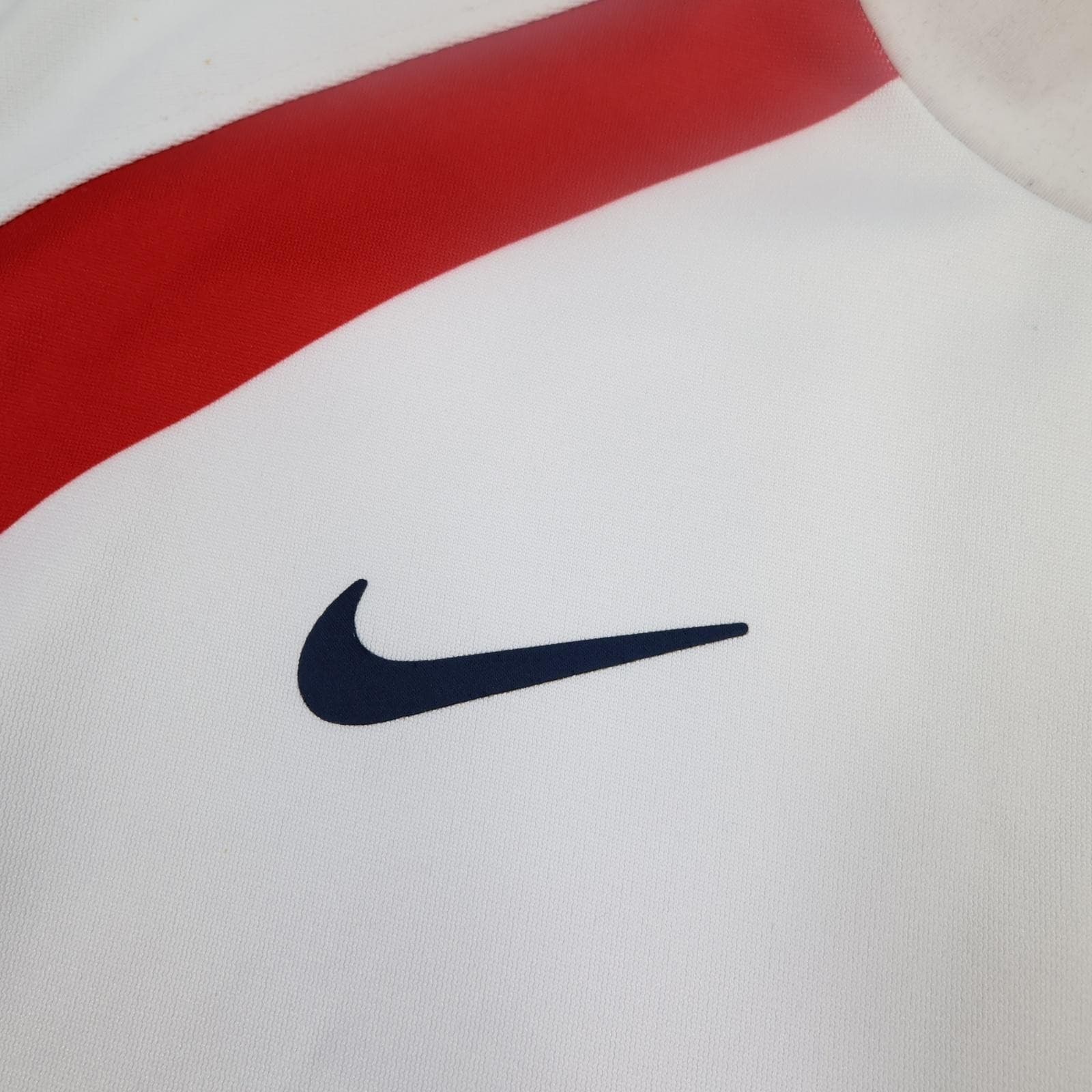 England Rugby Shirt Mens 2XL White Red 2007 2008 Rugby Union Nike O2 Jersey photo 5