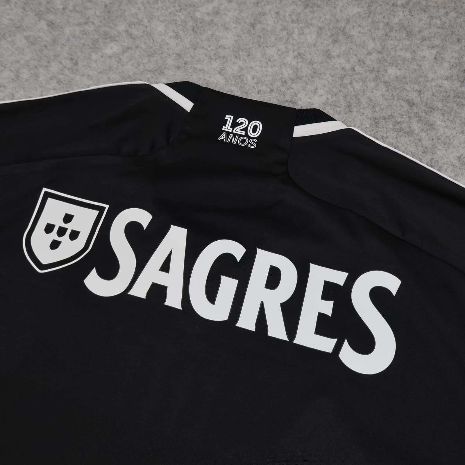 Benfica Shirt Mens 2XL Black 2023 2024 Football Adidas Emirates Jersey 120 Years photo 8