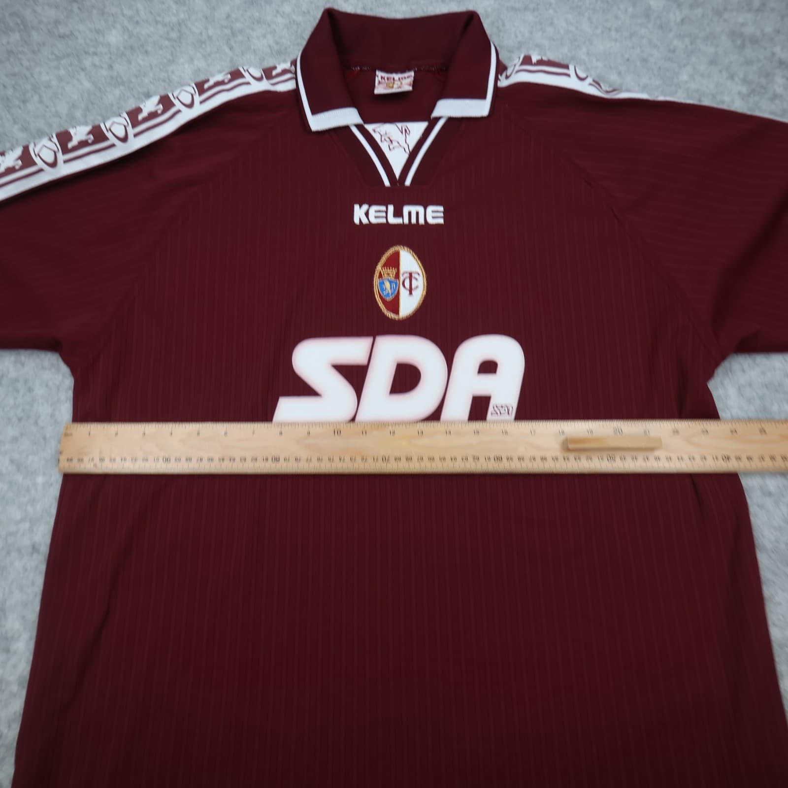 Vintage Torino Shirt Extra Large Burgundy Shirt 1999 2000 Kelme Football Jersey photo 10