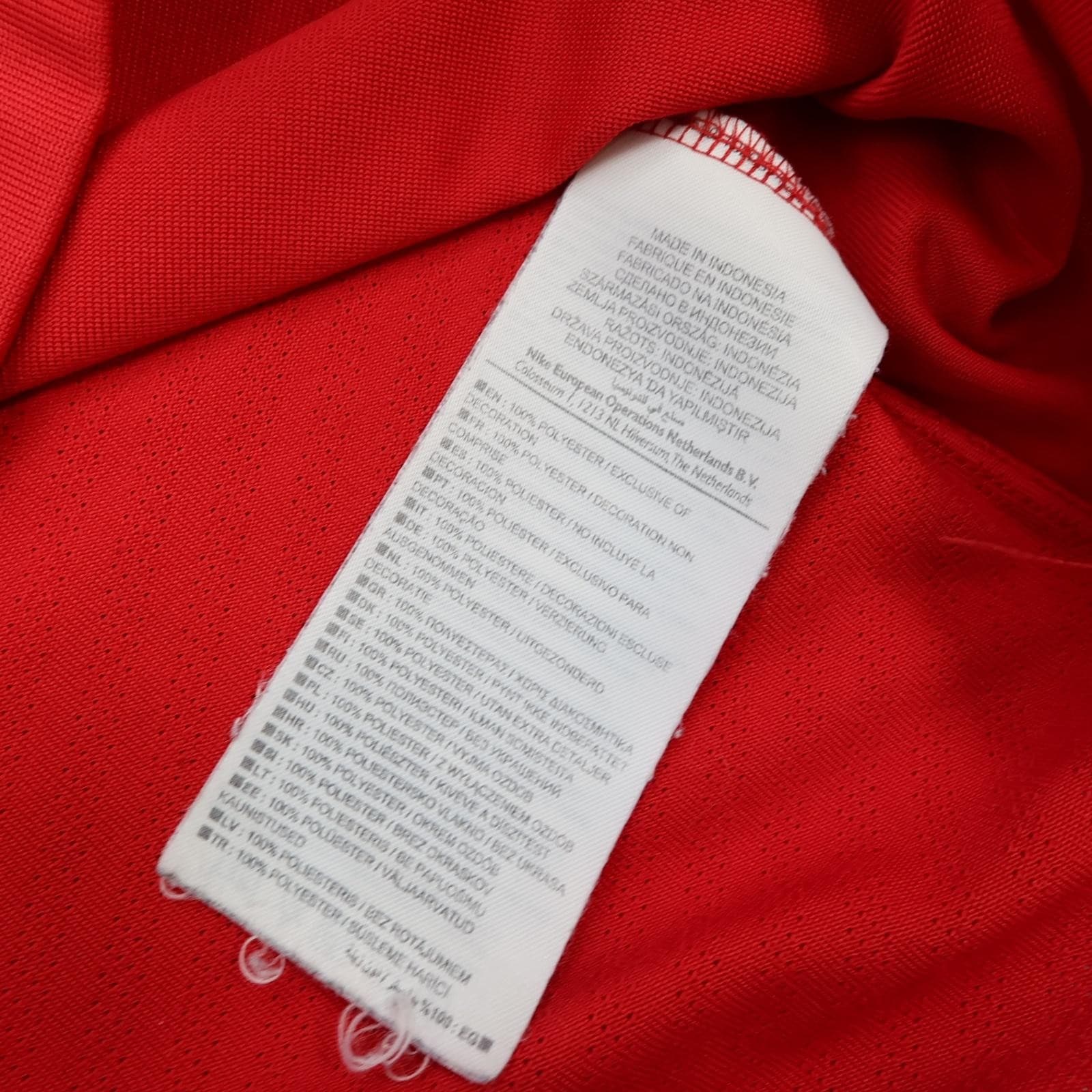 Manchester United Shirt Mens Large Red 2009 2010 Football Nike AIG Berbatov 9 photo 16