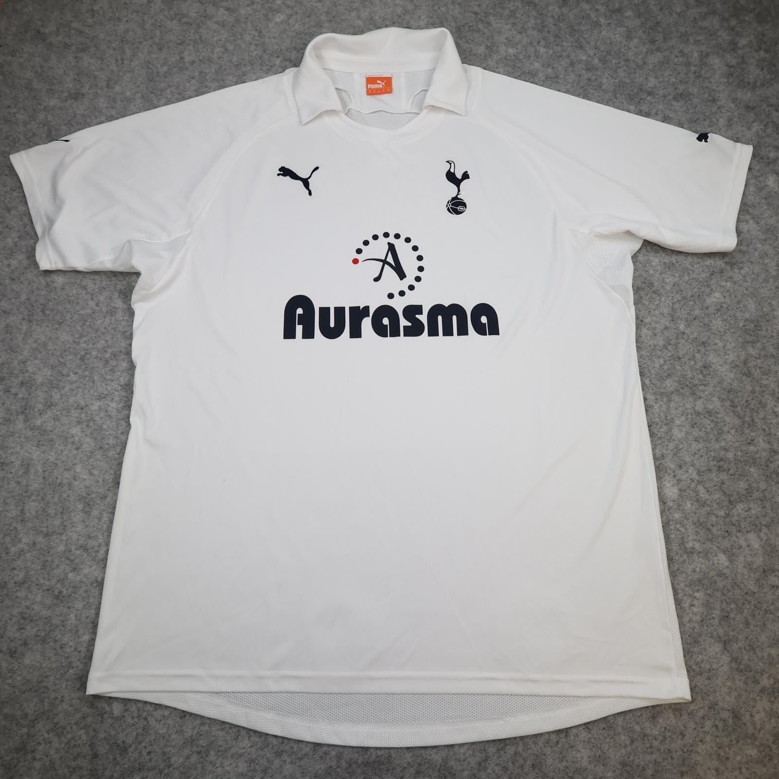Tottenham Hotspur Shirt Mens Extra Large White Home 2011 2012 Puma Soccer Jersey